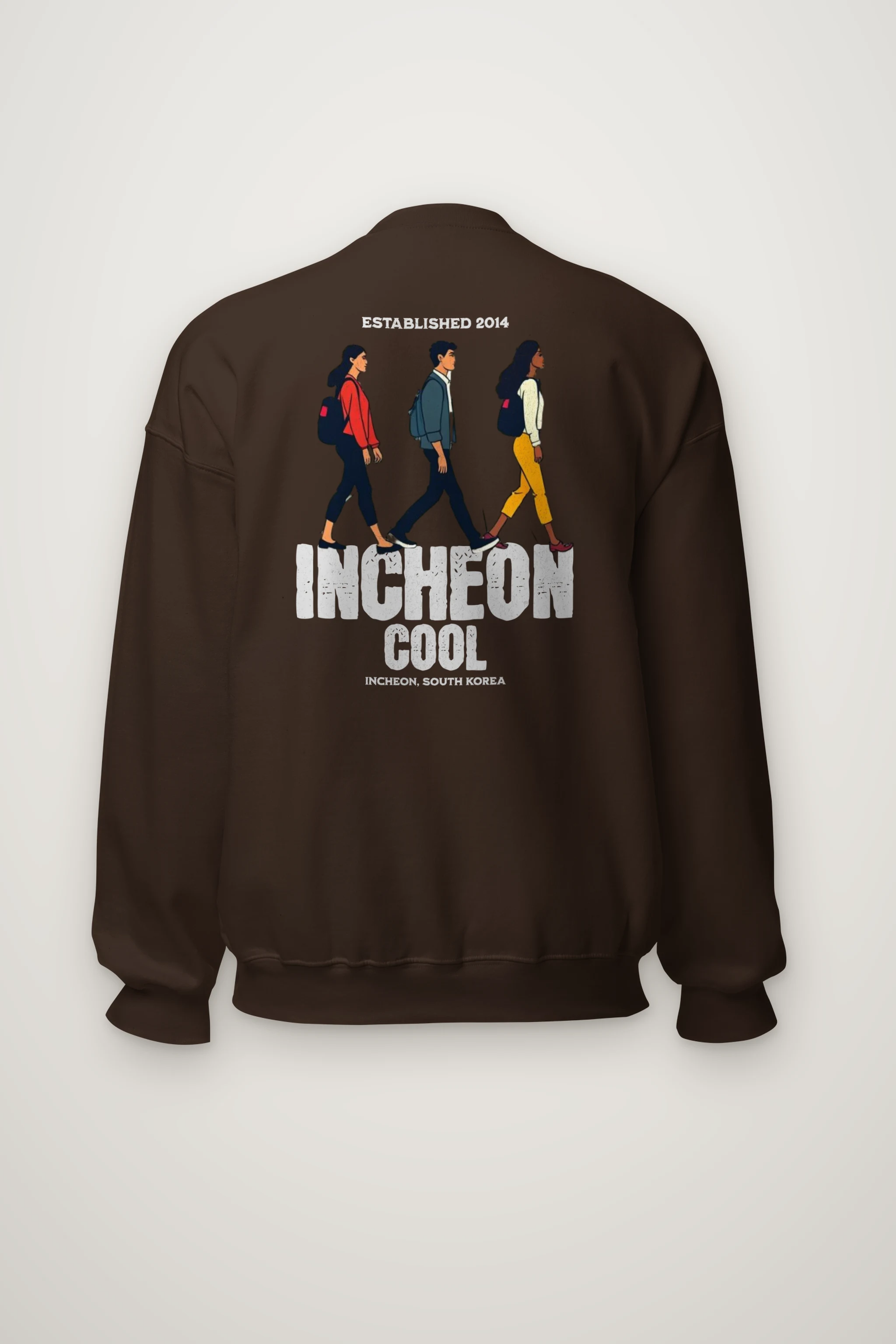 "Incheon Cool Walkers" Heavy Blend Unisex Crewneck Sweatshirt
