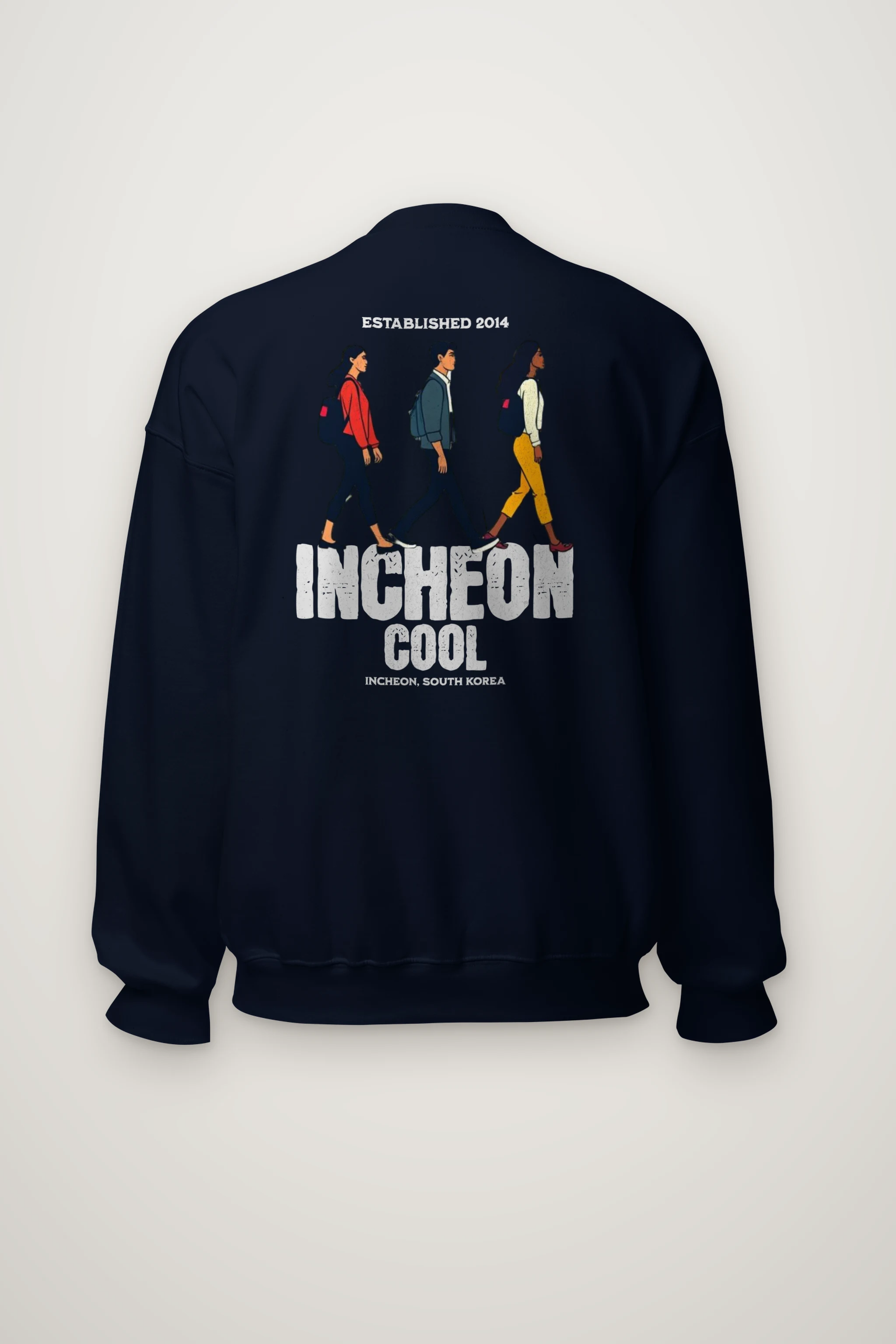 "Incheon Cool Walkers" Heavy Blend Unisex Crewneck Sweatshirt