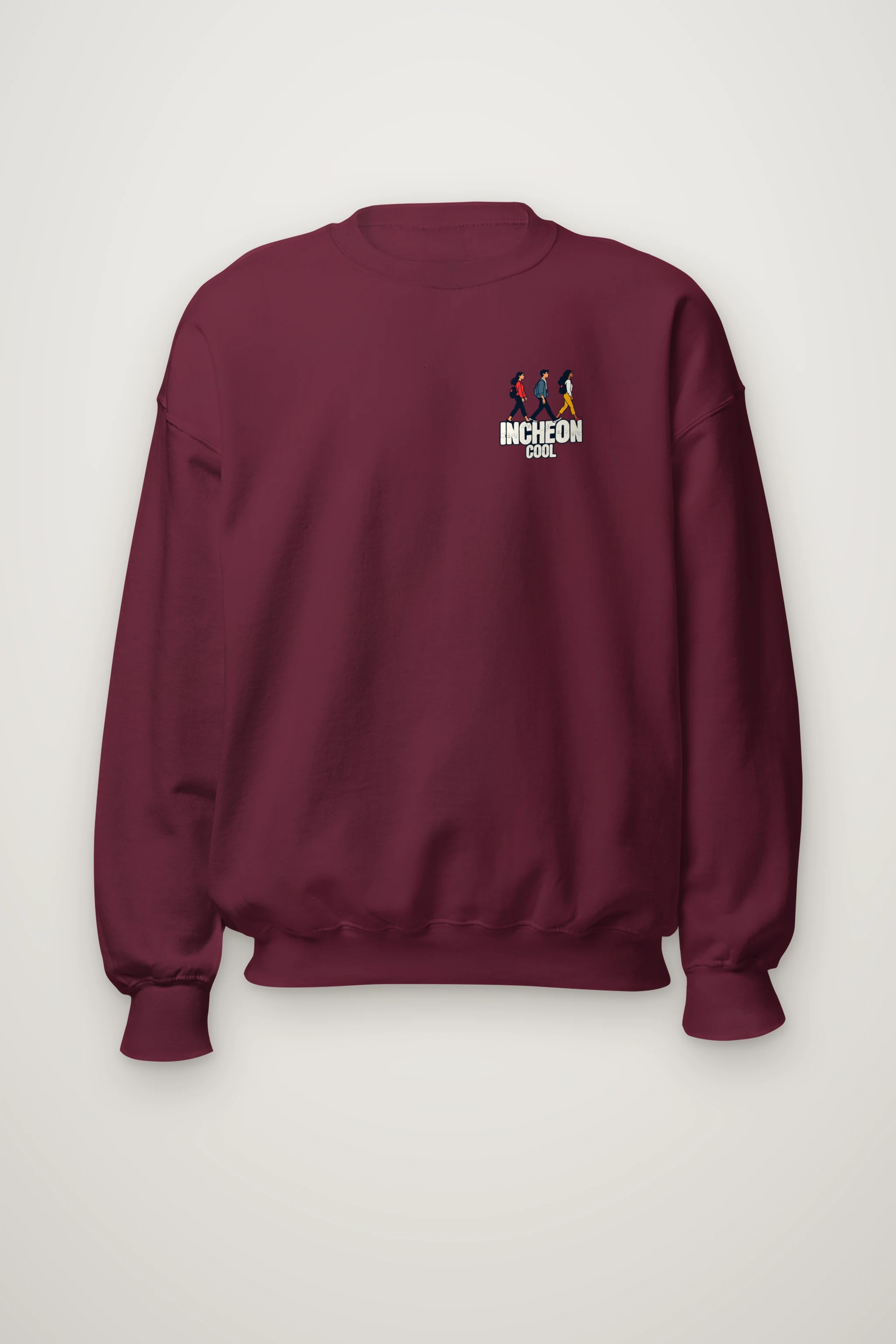 "Incheon Cool Walkers" Heavy Blend Unisex Crewneck Sweatshirt
