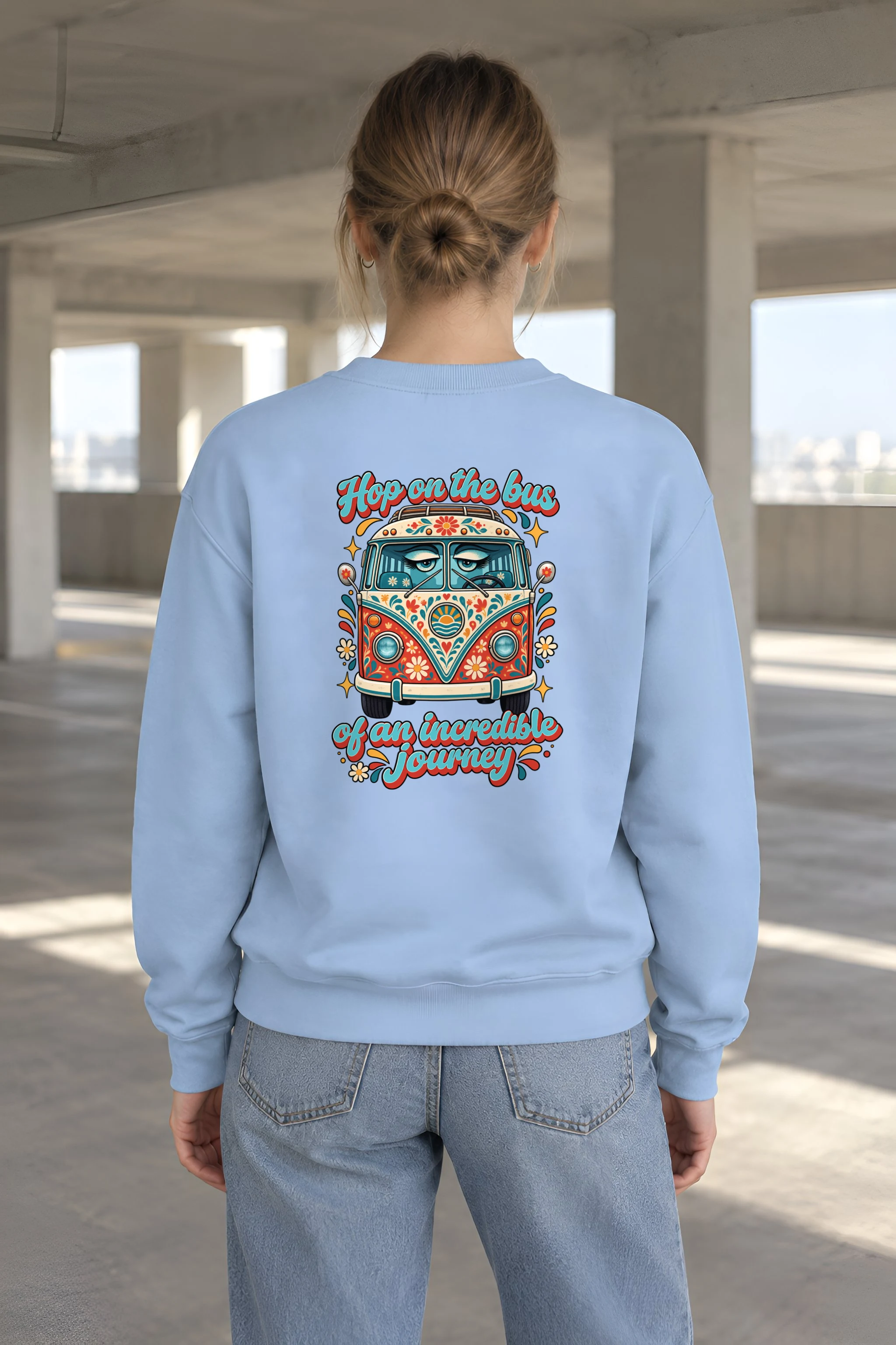 "Incredible Journey Bus" 1 Crewneck Sweatshirt