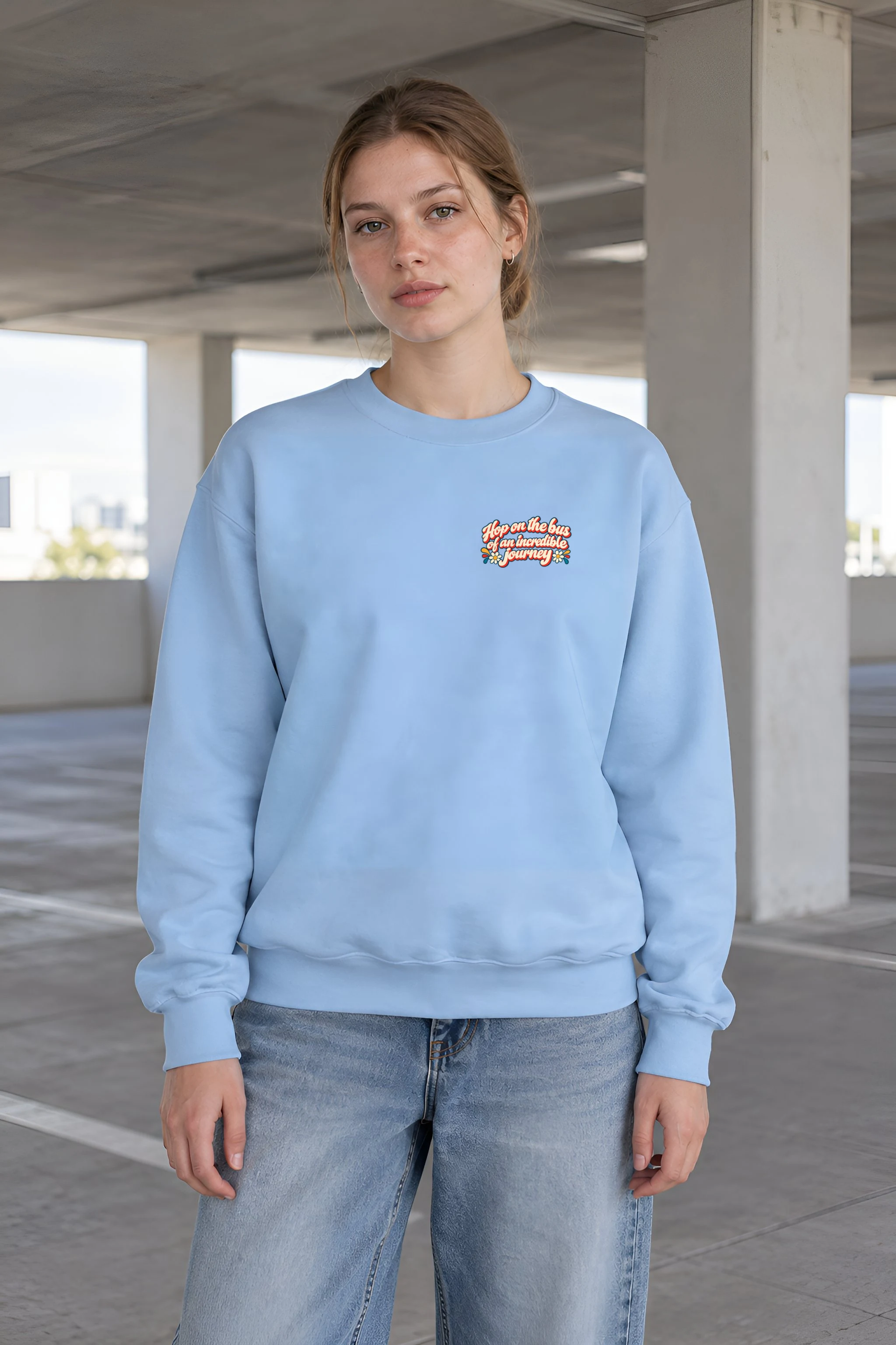 "Incredible Journey Bus" 1 Crewneck Sweatshirt