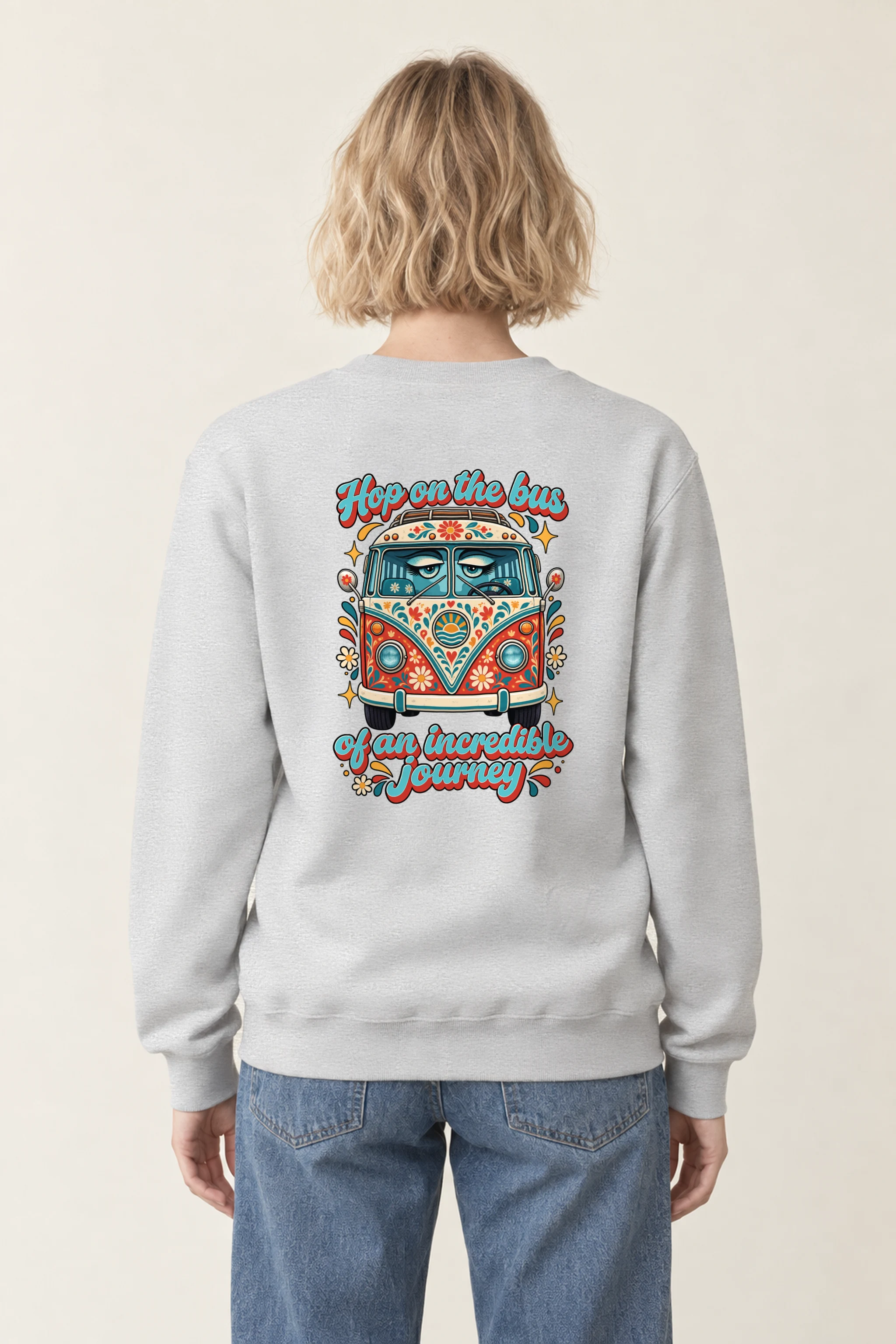 "Incredible Journey Bus" 1 Crewneck Sweatshirt