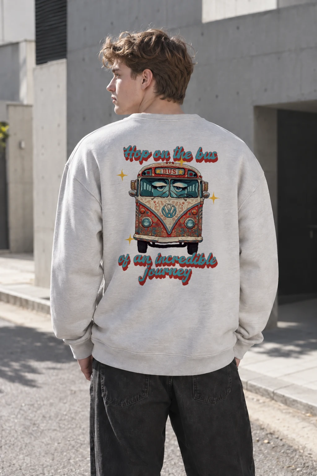 "Incredible Journey" Heavy Blend Unisex Crewneck Sweatshirt | Gildan 18000