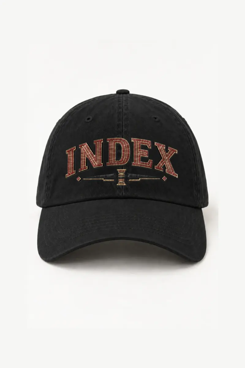 “Index Club” Classic Dad Hat · Embroidered | Yupoong 6245CM