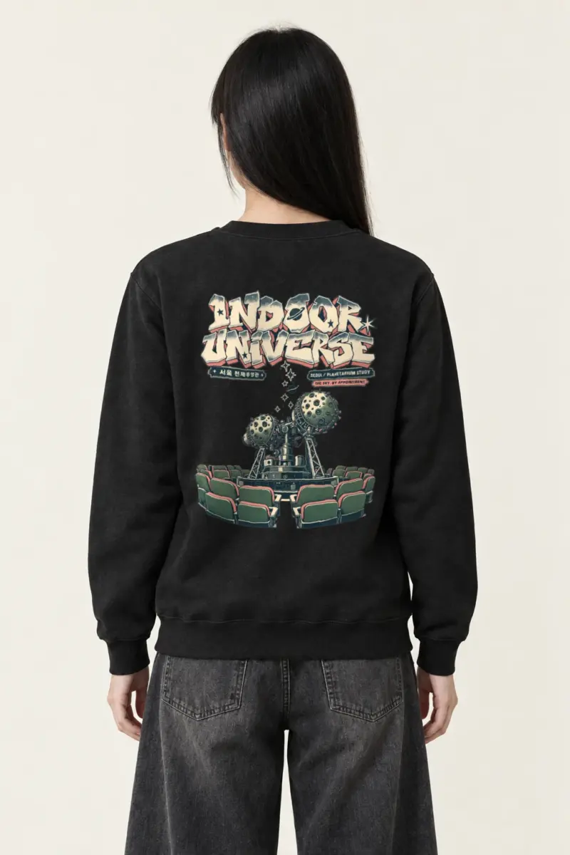 "Indoor Universe" Heavy Blend Unisex Crewneck Sweatshirt