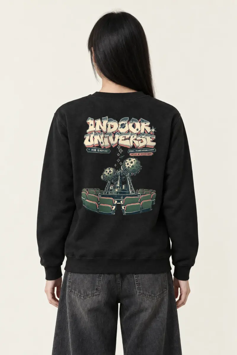 “Indoor Universe” Heavy Blend Unisex Crewneck Sweatshirt