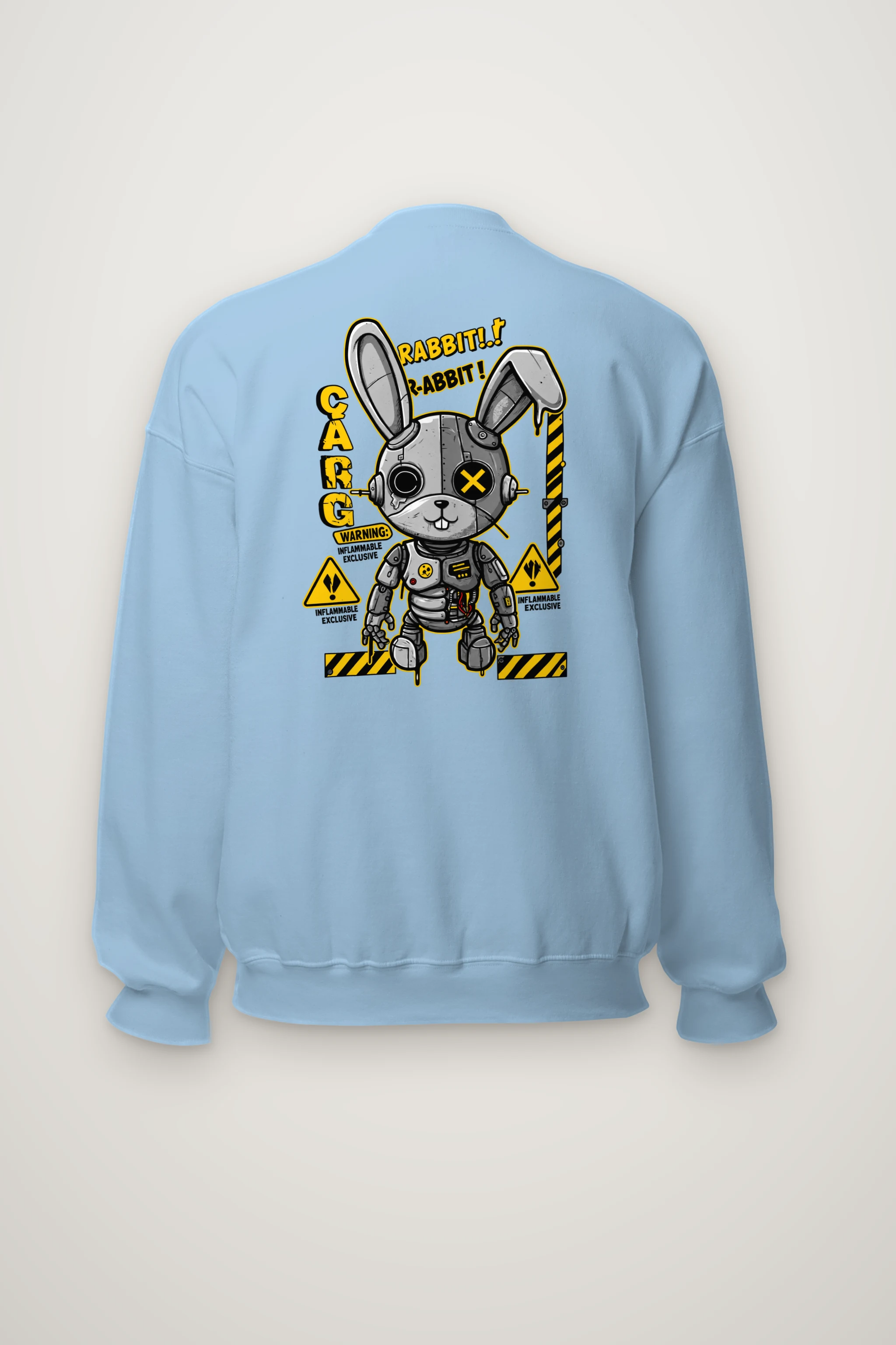"Inflammable Rabbit" Heavy Blend Unisex Crewneck Sweatshirt