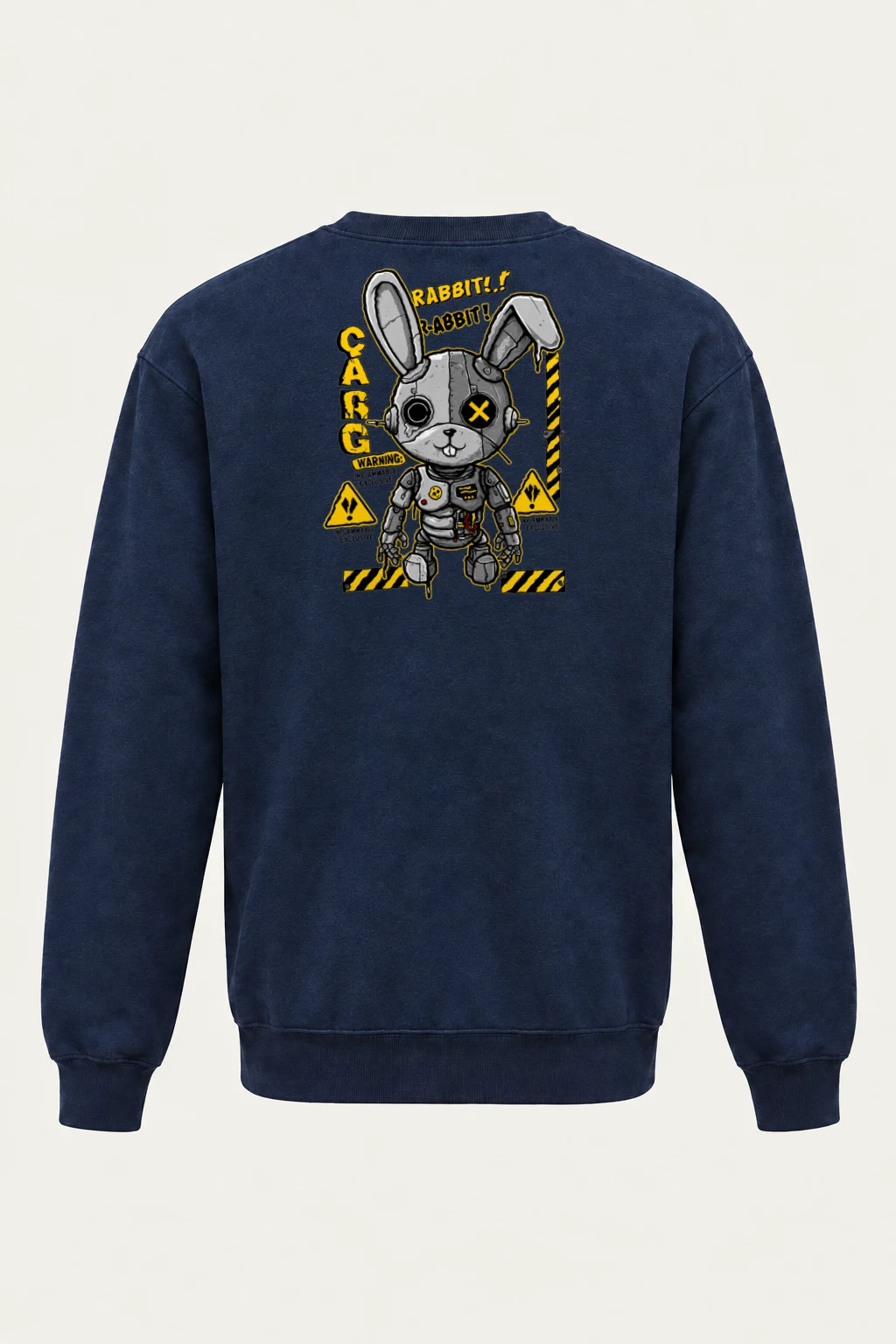 "Inflammable Rabbit" Heavy Blend Unisex Crewneck Sweatshirt | Gildan 18000