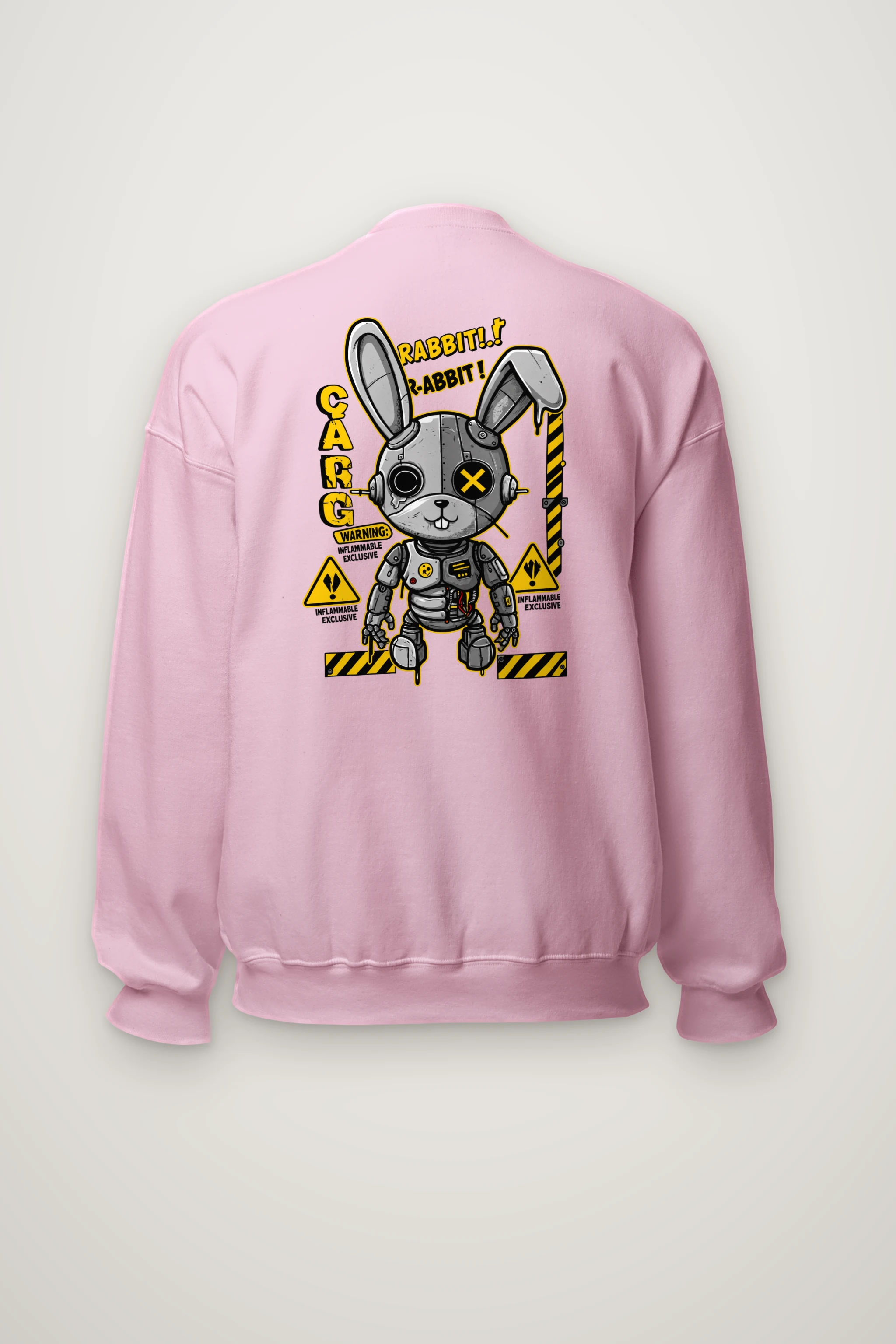 "Inflammable Rabbit" Heavy Blend Unisex Crewneck Sweatshirt