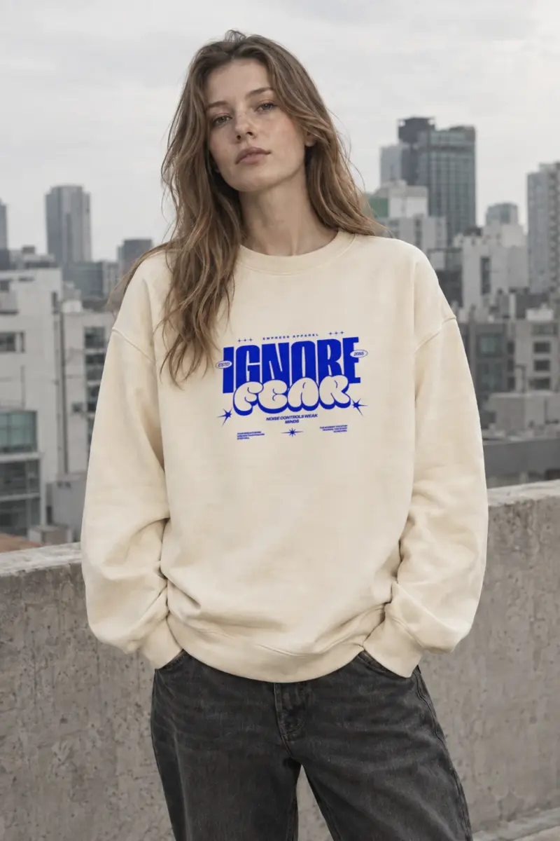 "Inner Peace" Unisex Sponge Fleece Crewneck Sweatshirt | Bella + Canvas 3901