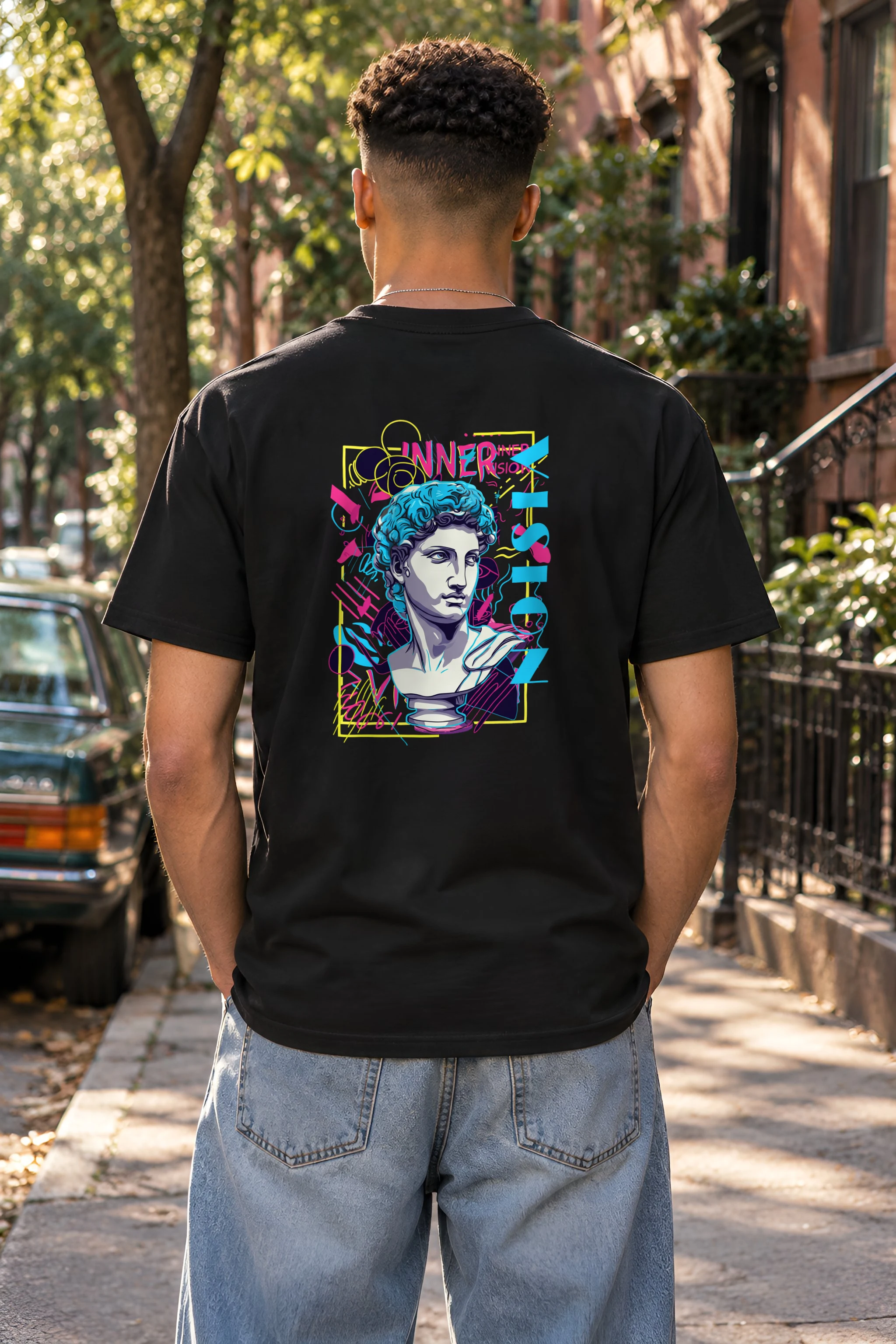 "Inner Vision" Heavyweight Unisex Crewneck T-shirt