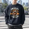 "Insert Coffee To Continue" Heavy Blend Unisex Crewneck Sweatshirt | Gildan 18000