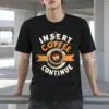 "Insert Coffee To Continue" Heavyweight Unisex Crewneck T-shirt