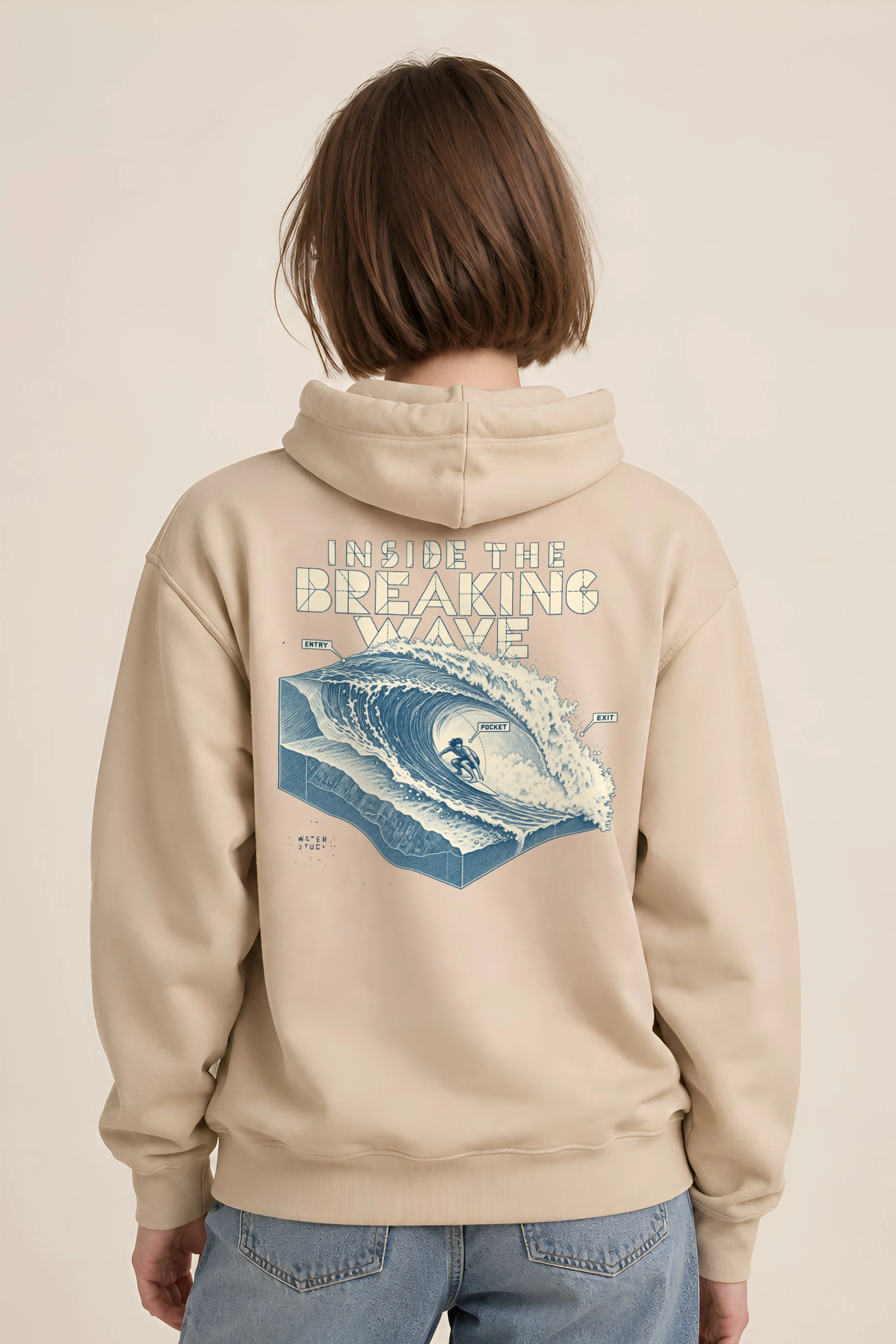 "Inside the Breaking Wave" Heavy Blend Unisex Pullover Hoodie