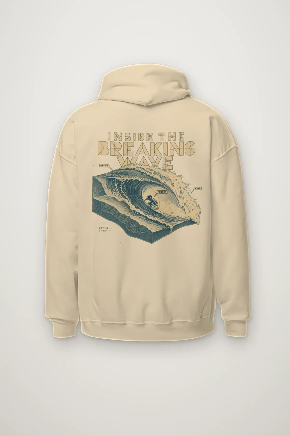 "Inside the Breaking Wave" Heavy Blend Unisex Pullover Hoodie
