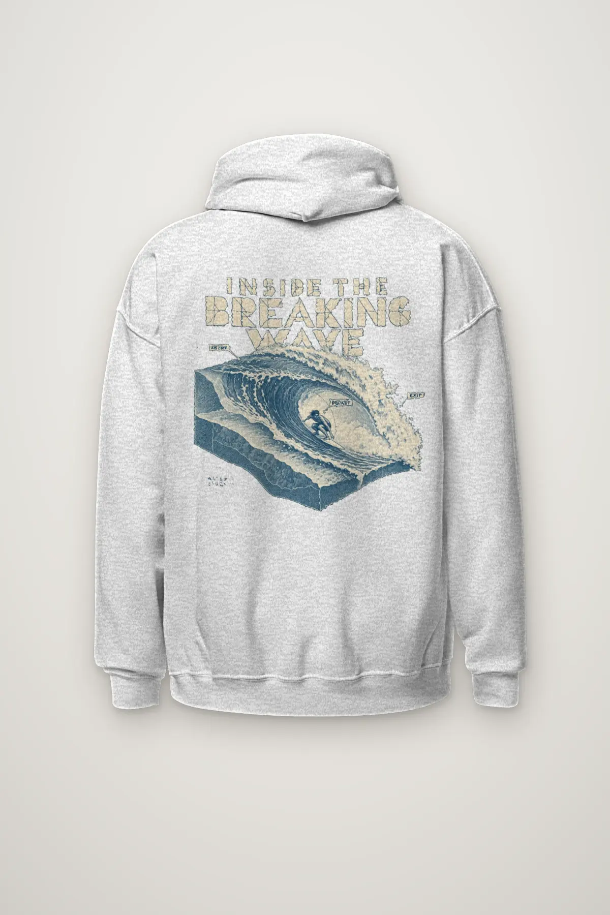 "Inside the Breaking Wave" Heavy Blend Unisex Pullover Hoodie