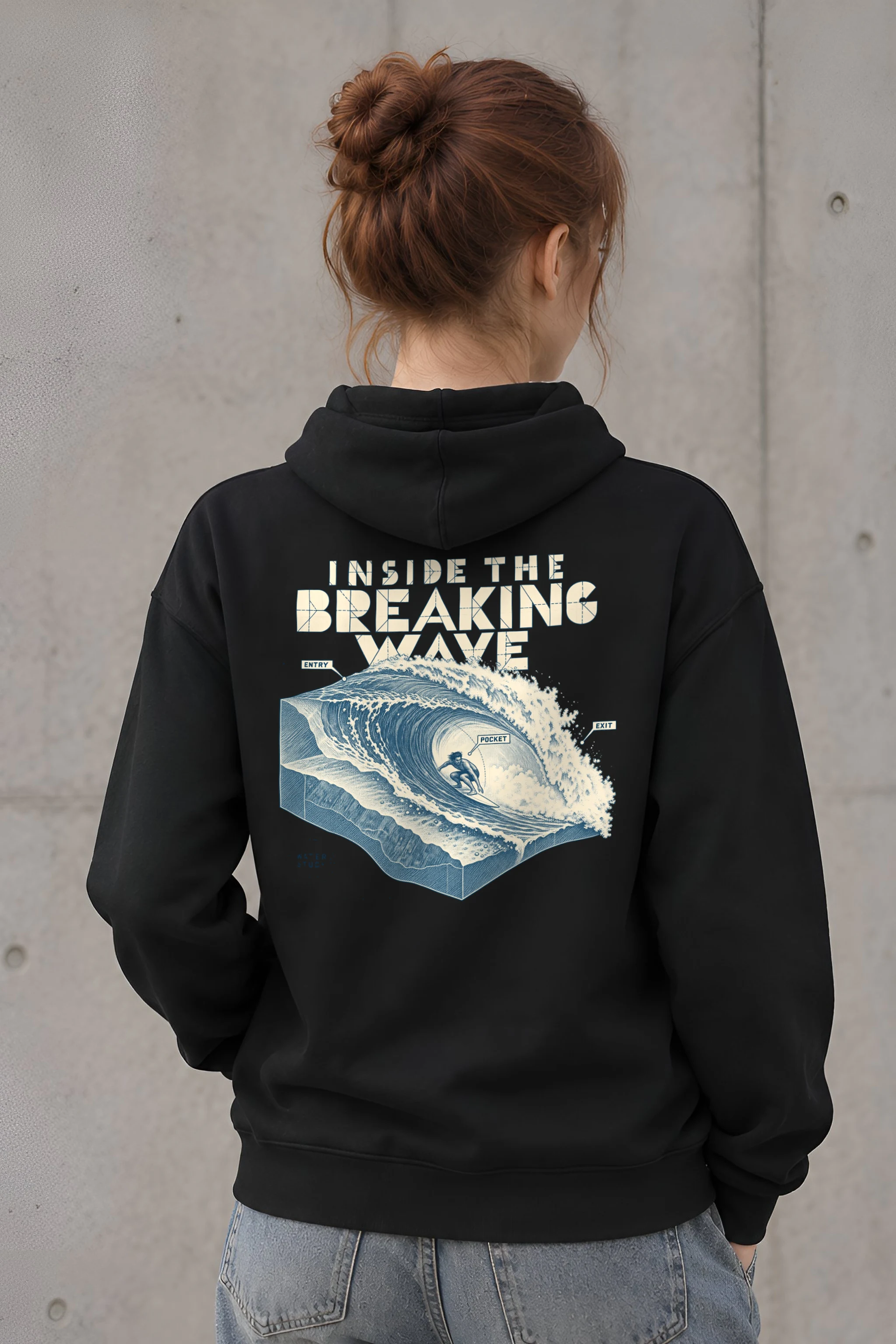 "Inside the Breaking Wave" Heavy Blend Unisex Pullover Hoodie