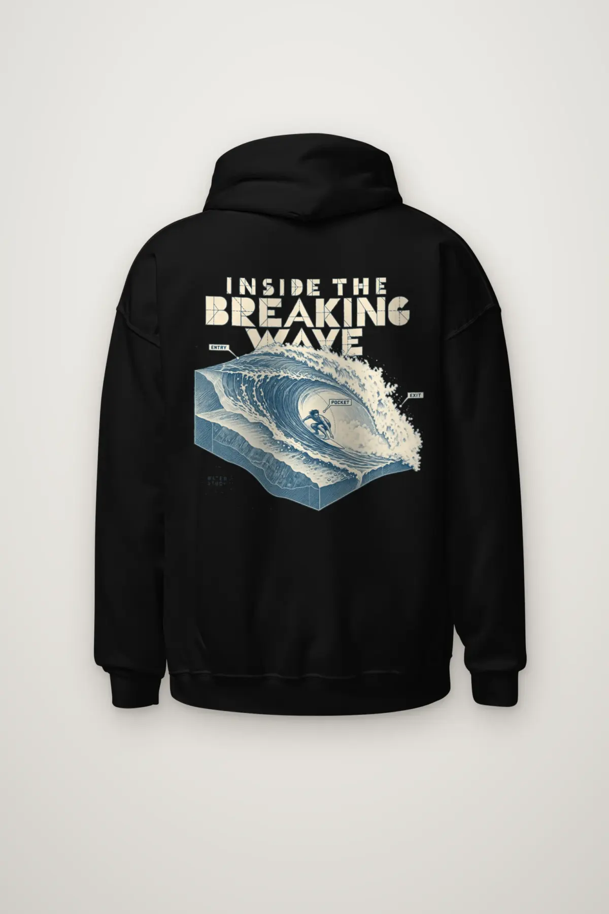 "Inside the Breaking Wave" Heavy Blend Unisex Pullover Hoodie