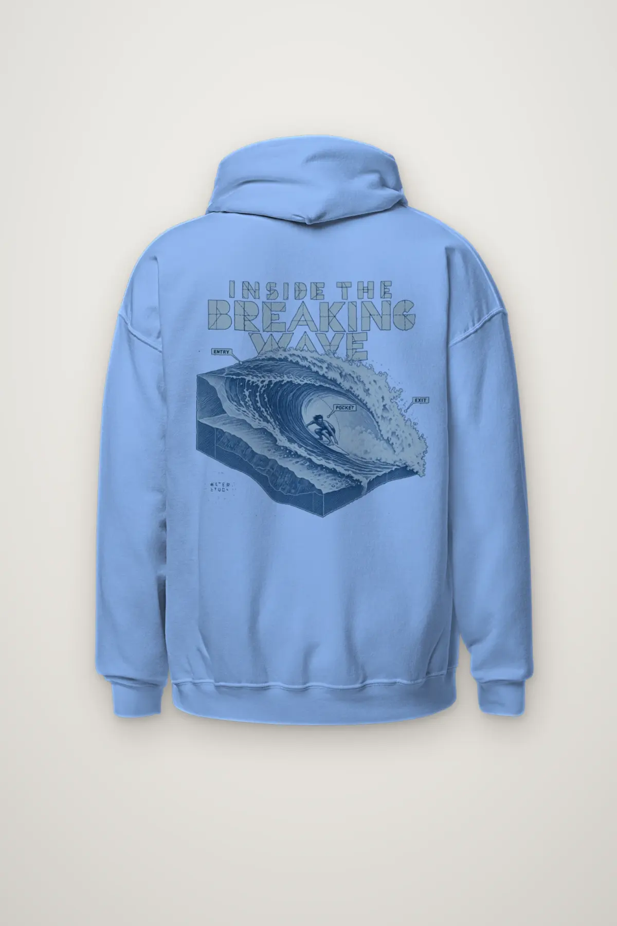 "Inside the Breaking Wave" Heavy Blend Unisex Pullover Hoodie