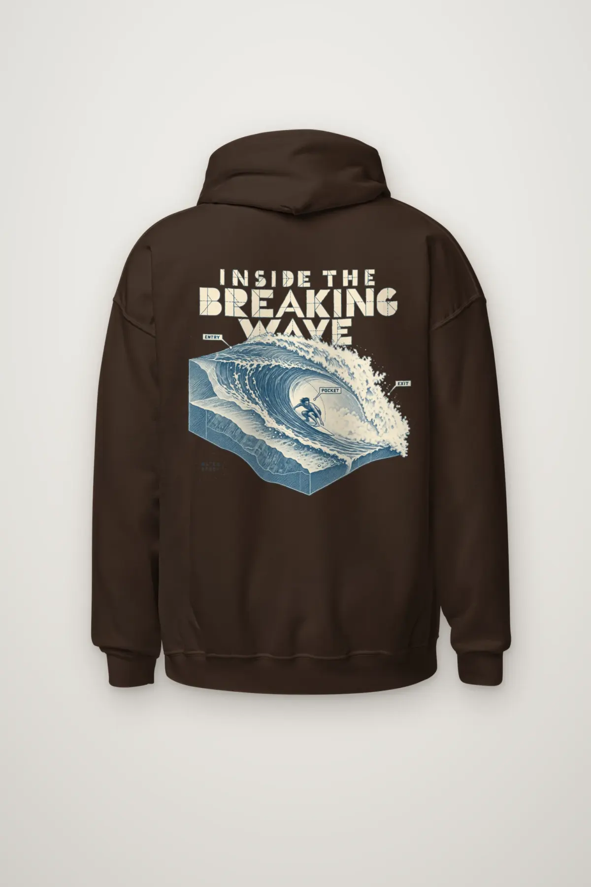 "Inside the Breaking Wave" Heavy Blend Unisex Pullover Hoodie
