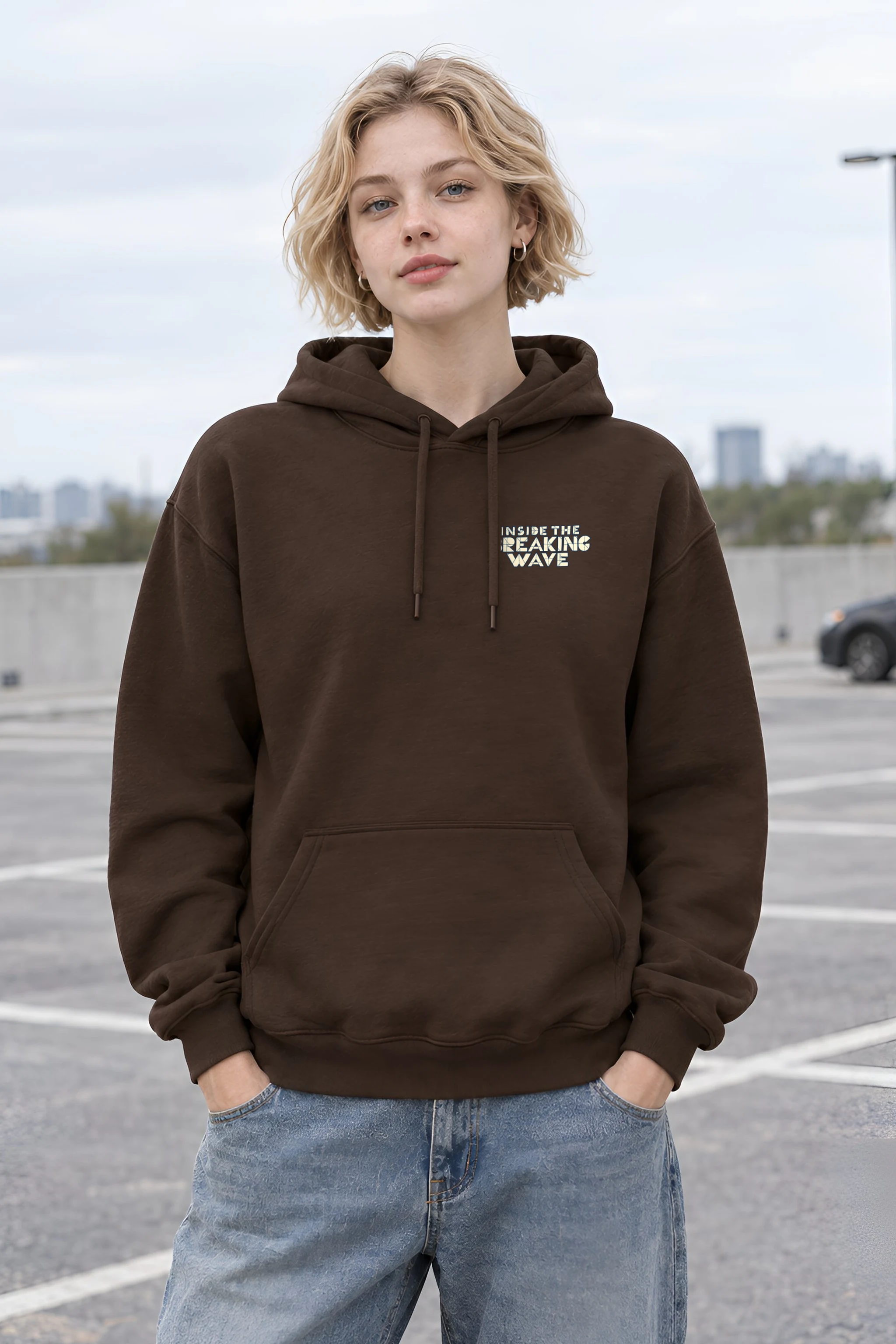 "Inside the Breaking Wave" Heavy Blend Unisex Pullover Hoodie