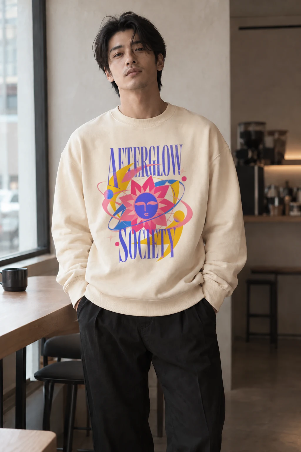 "Interchromology Society" Unisex Sponge Fleece Crewneck Sweatshirt | Bella + Canvas 3901