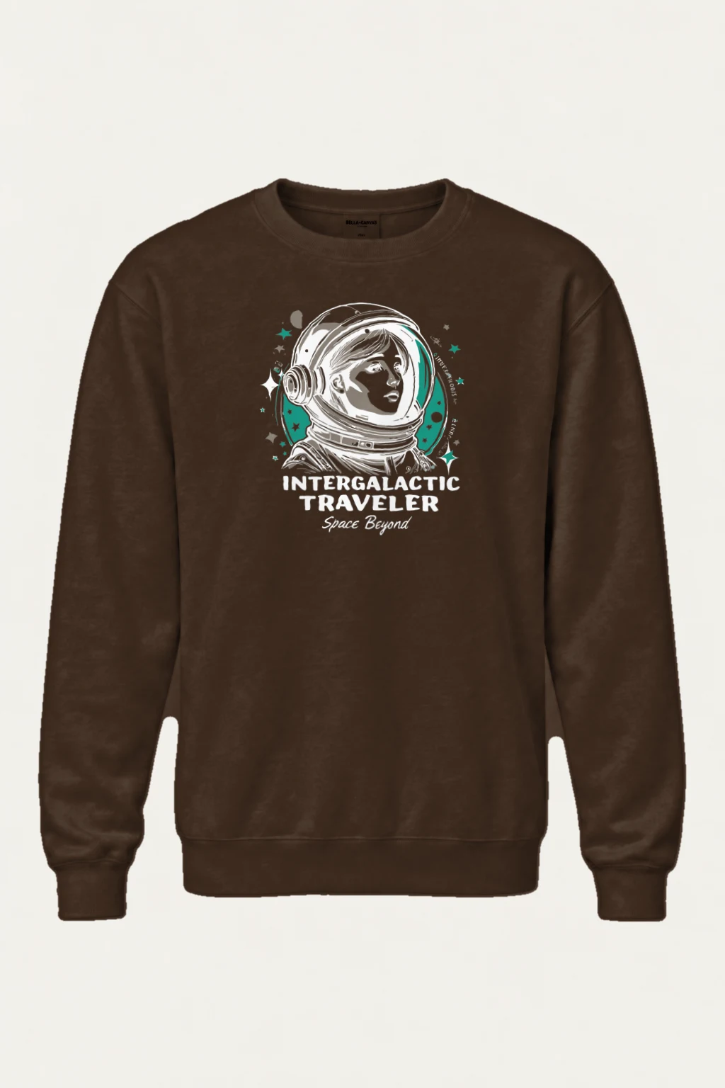 "Intergalactic Traveler" Heavy Blend Unisex Crewneck Sweatshirt | Gildan 18000