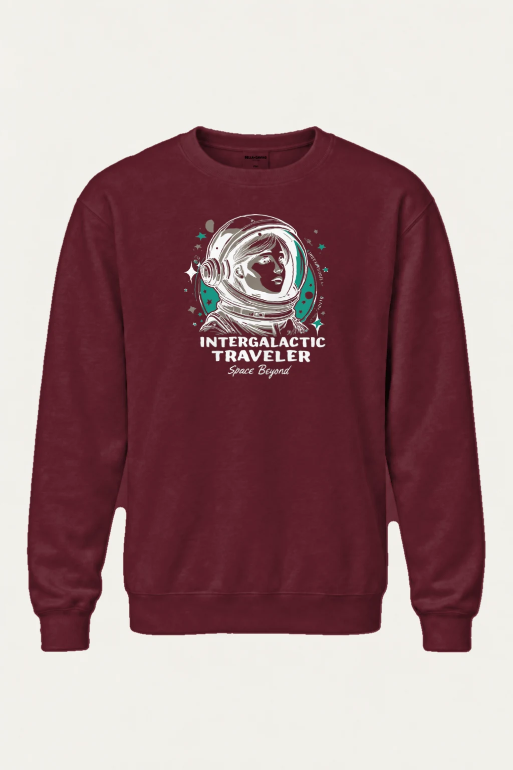 "Intergalactic Traveler" Heavy Blend Unisex Crewneck Sweatshirt | Gildan 18000