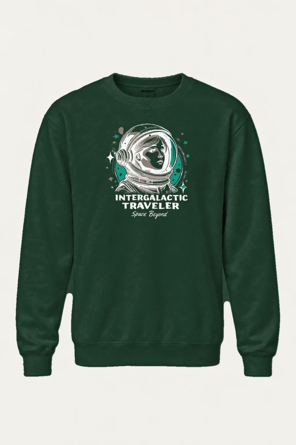 "Intergalactic Traveler" Heavy Blend Unisex Crewneck Sweatshirt | Gildan 18000