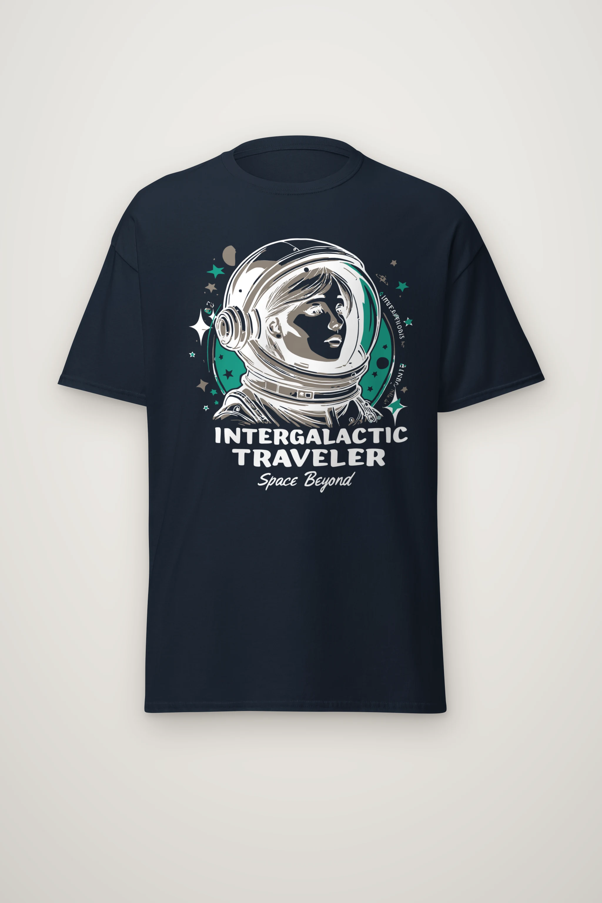 "Intergalactic Traveler" Heavyweight Unisex Crewneck T-shirt