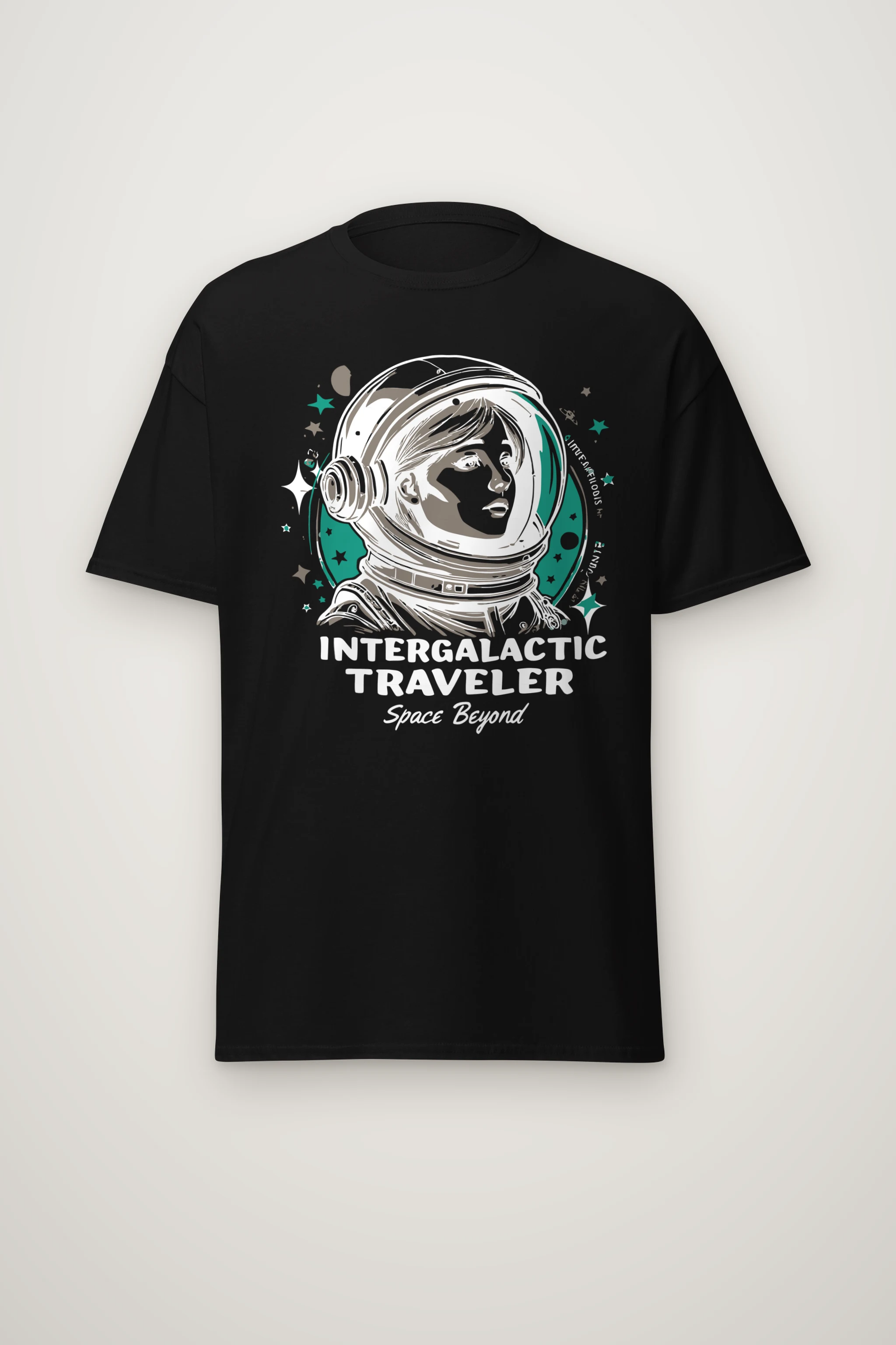 "Intergalactic Traveler" Heavyweight Unisex Crewneck T-shirt