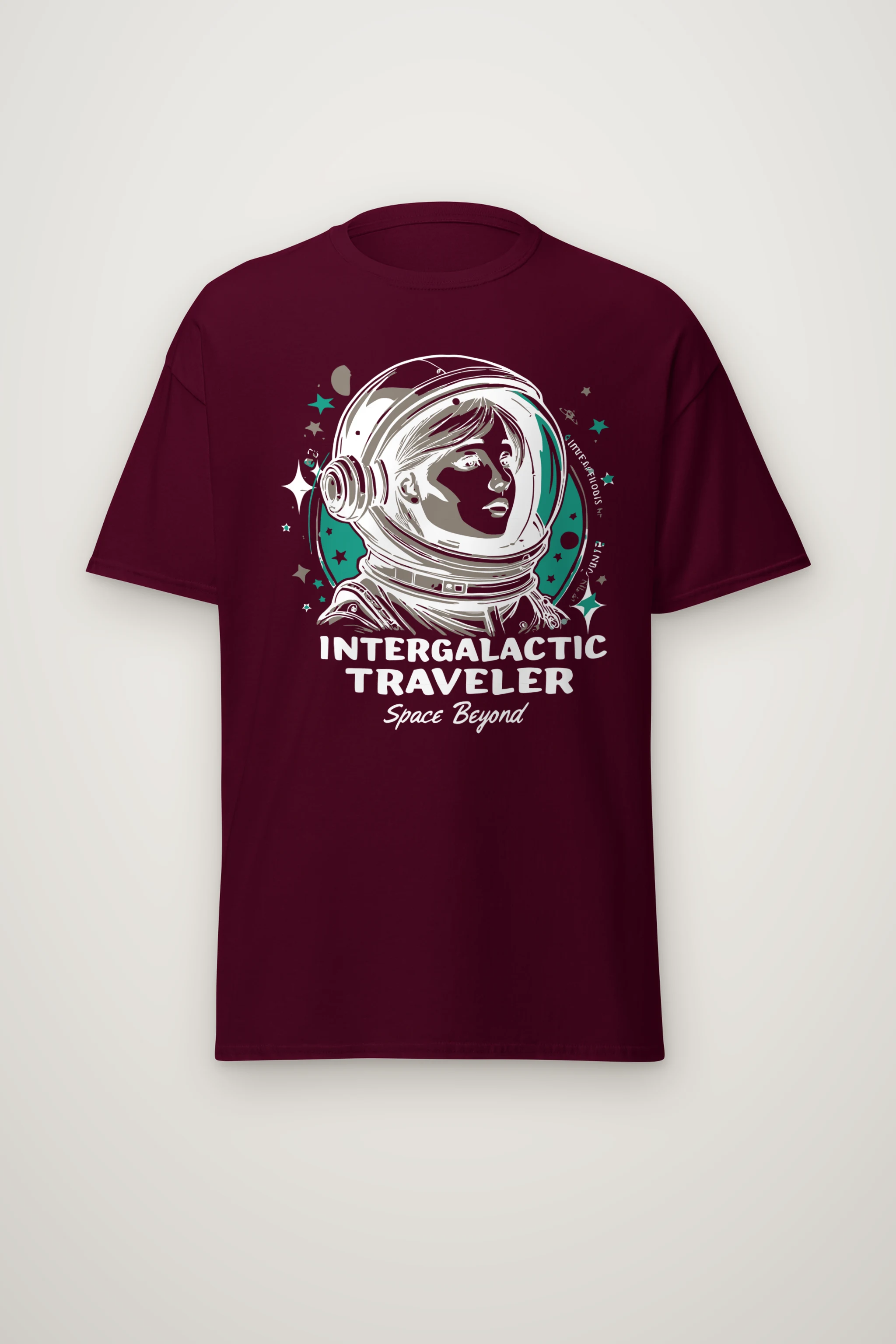 "Intergalactic Traveler" Heavyweight Unisex Crewneck T-shirt
