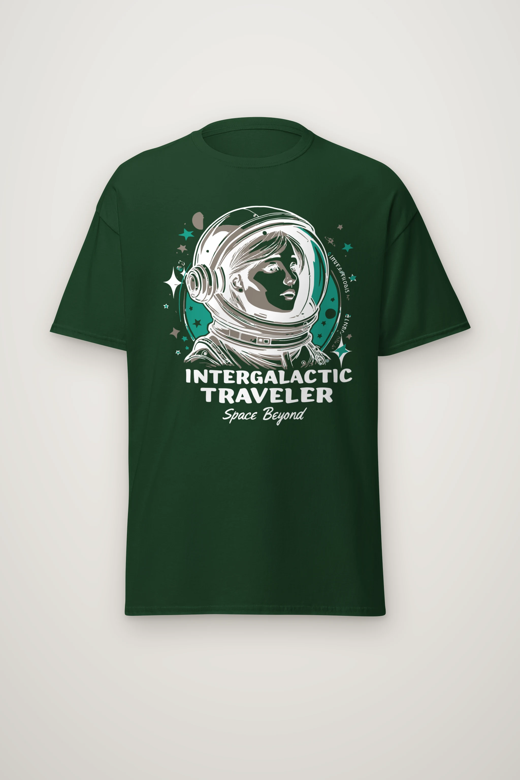 "Intergalactic Traveler" Heavyweight Unisex Crewneck T-shirt
