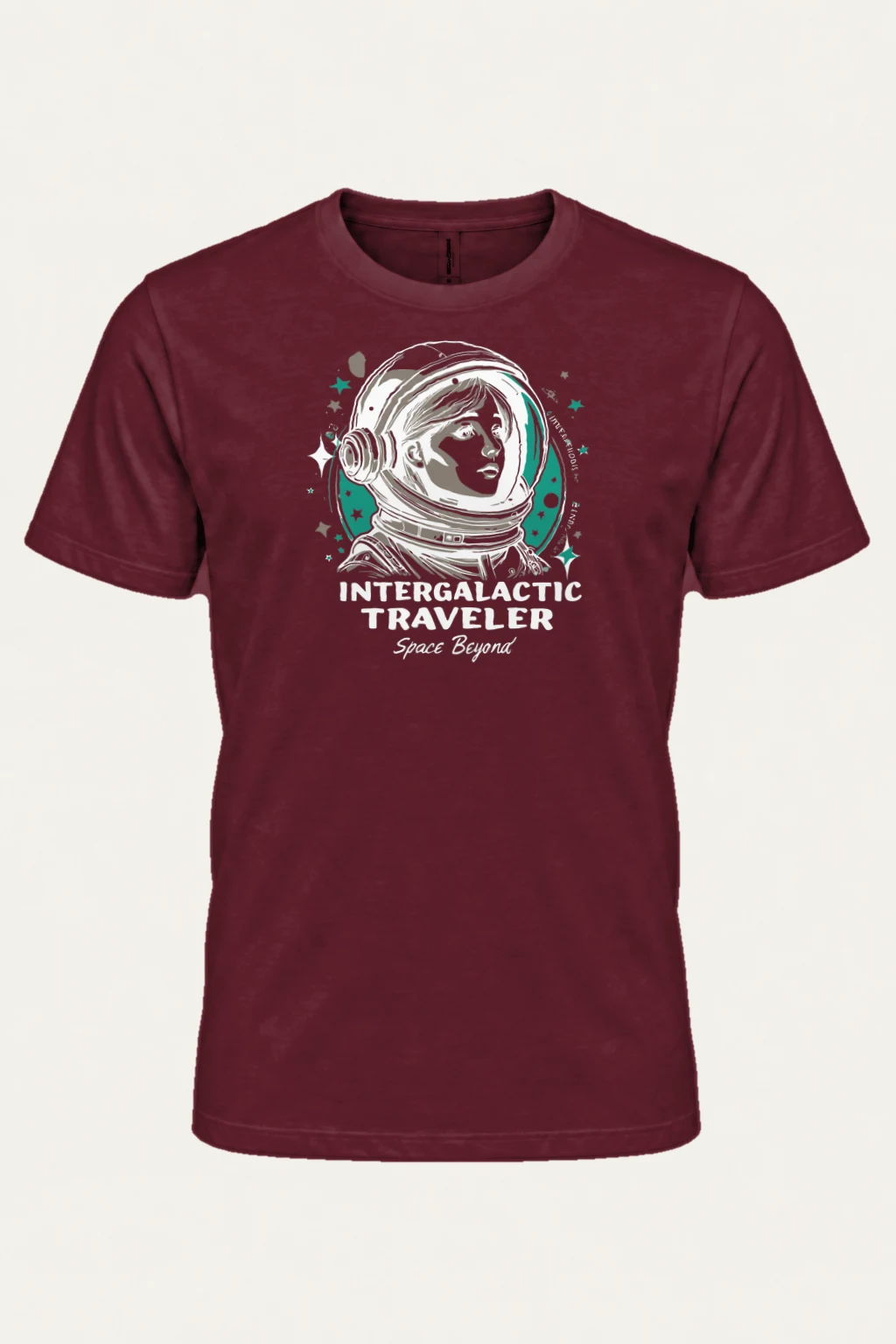 "Intergalactic Traveler" Heavyweight Unisex Crewneck T-shirt | Gildan 5000