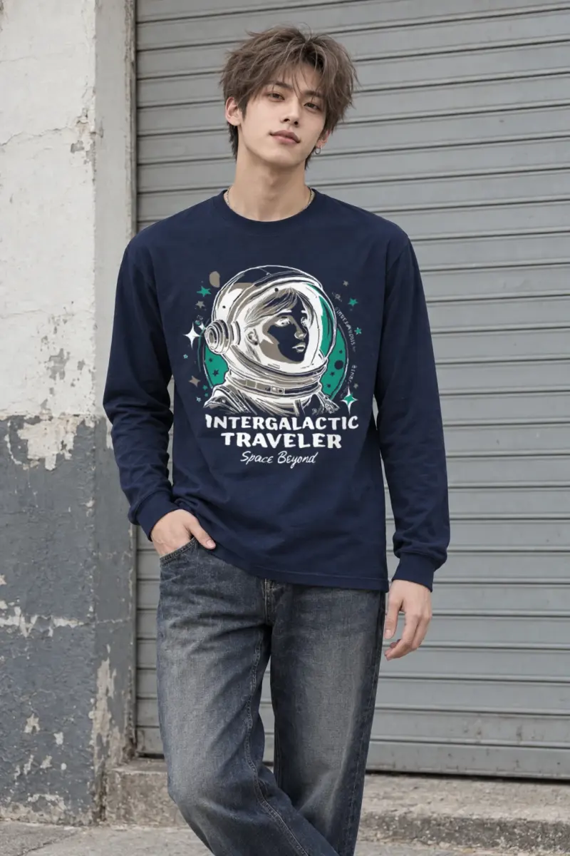 "Intergalactic Traveler" Unisex Longsleeve T-shirt