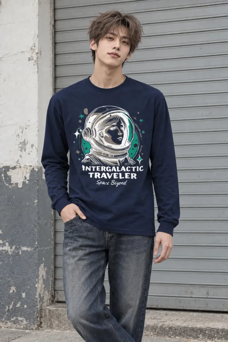 "Intergalactic Traveler" Unisex Longsleeve T-shirt