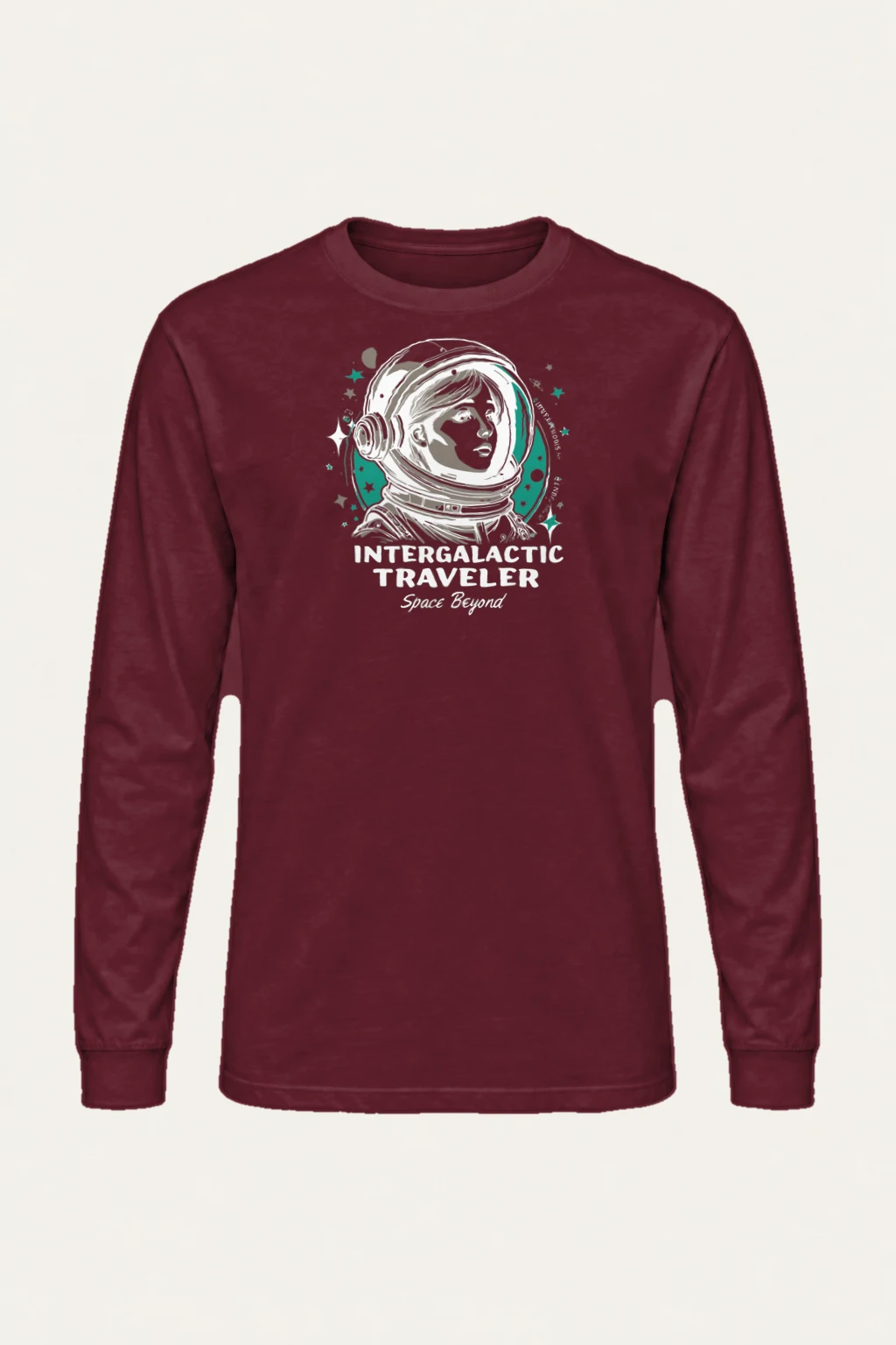 "Intergalactic Traveler" Unisex Longsleeve T-shirt | Gildan 2400