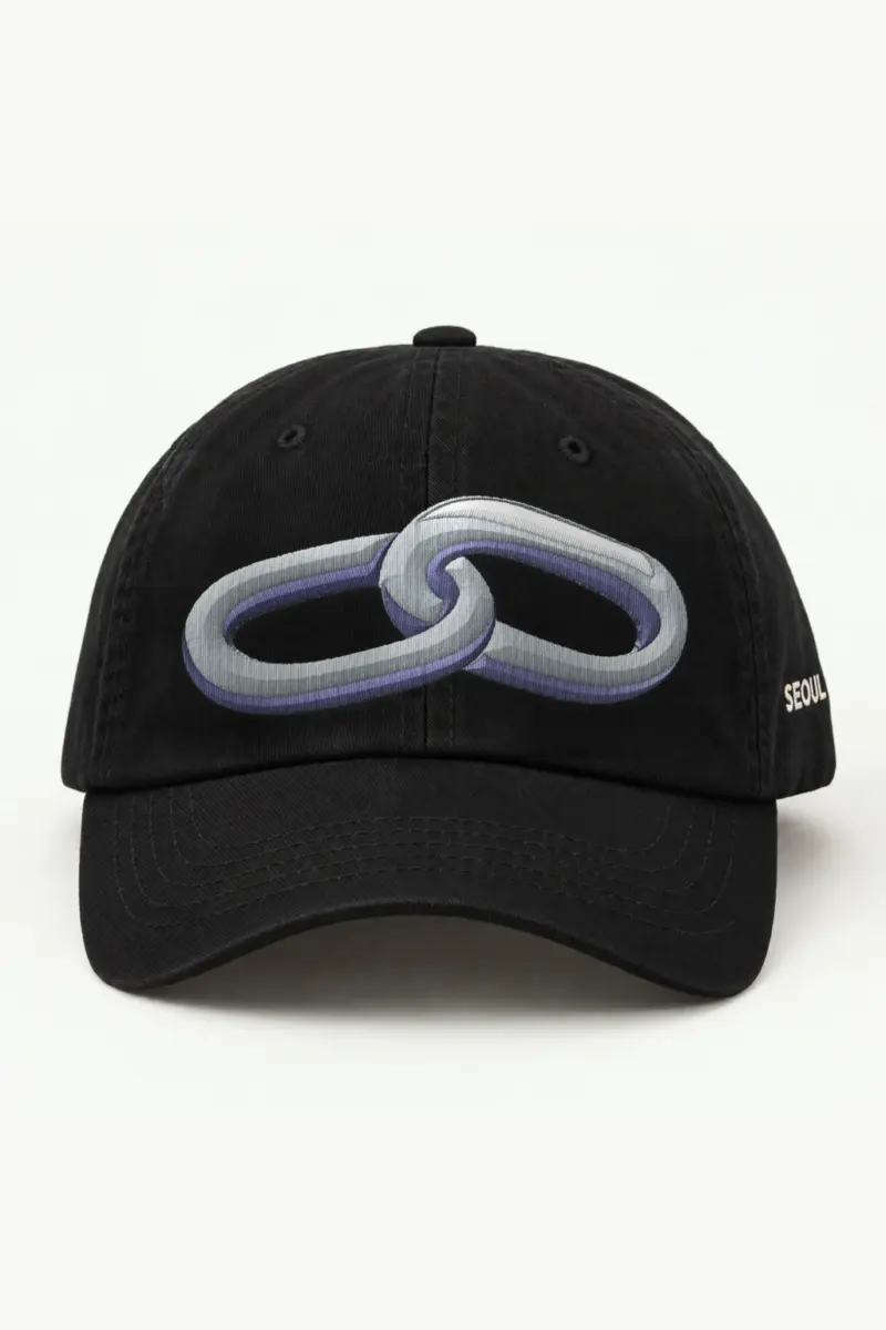 “Interlocking Chain Ovals” Classic Dad Hat · Embroidered