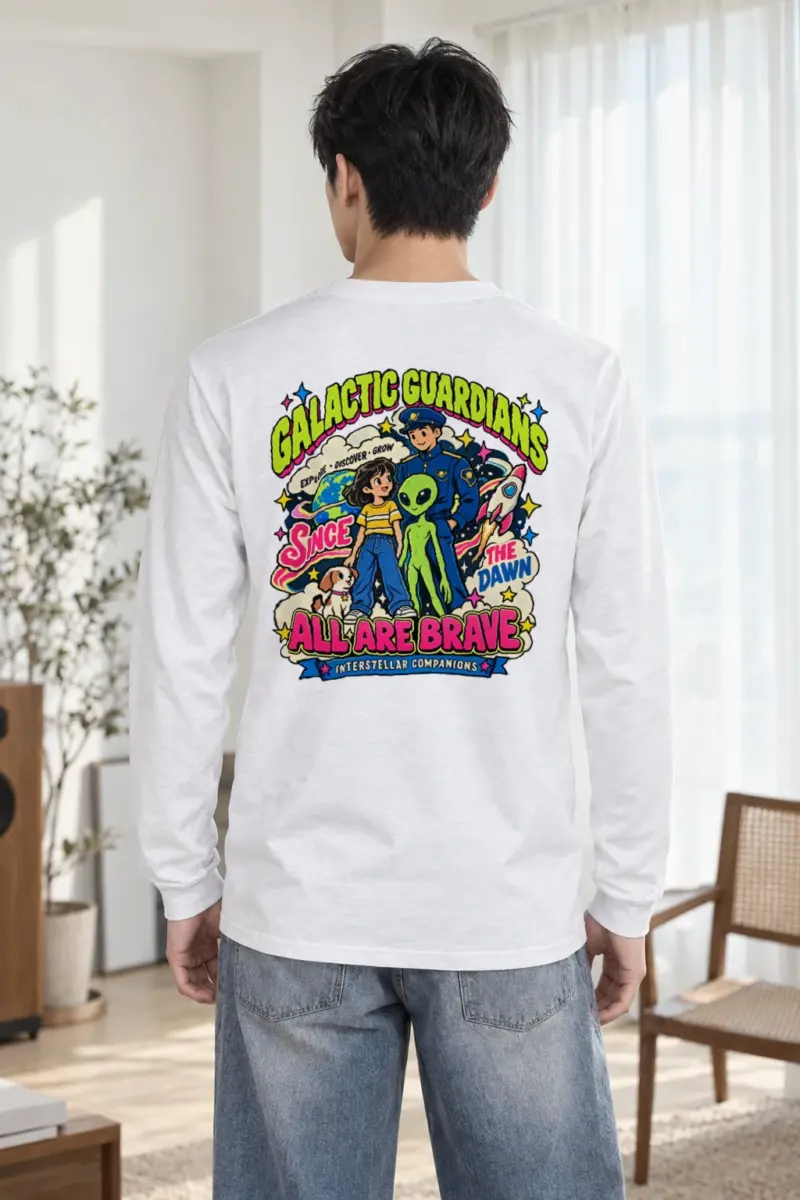 "Interstellar Companions" Unisex Longsleeve T-shirt