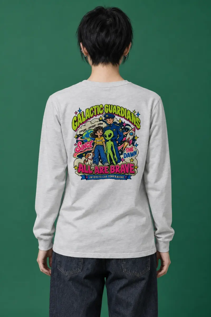 "Interstellar Companions" Unisex Longsleeve T-shirt