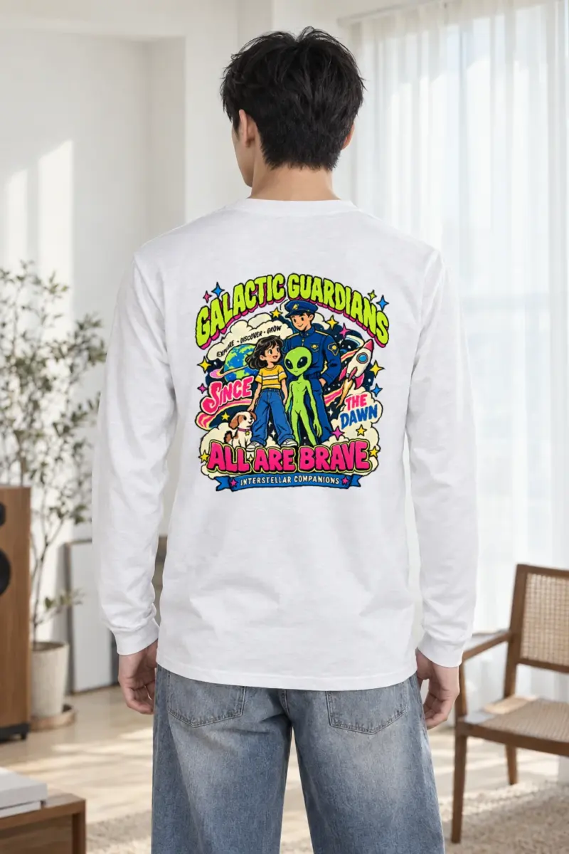 "Interstellar Companions" Unisex Longsleeve T-shirt