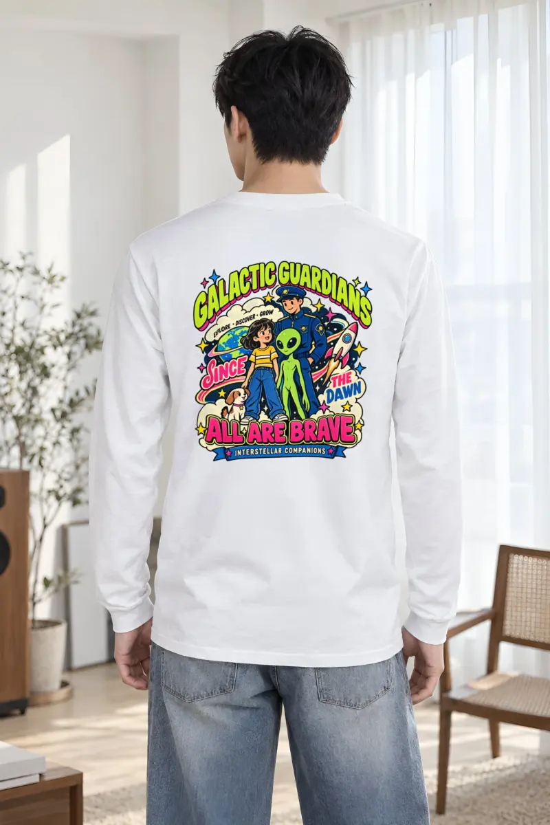 "Interstellar Companions" Unisex Longsleeve T-shirt