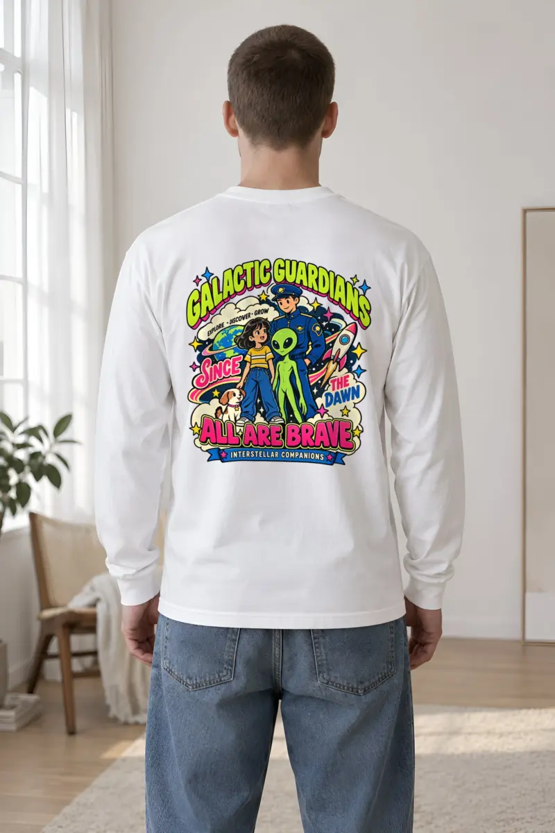 "Interstellar Companions" Unisex Longsleeve T-shirt