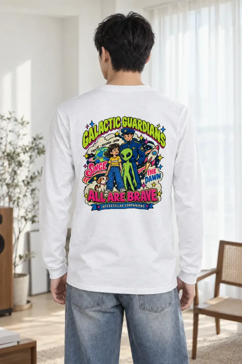 "Interstellar Companions" Unisex Longsleeve T-shirt