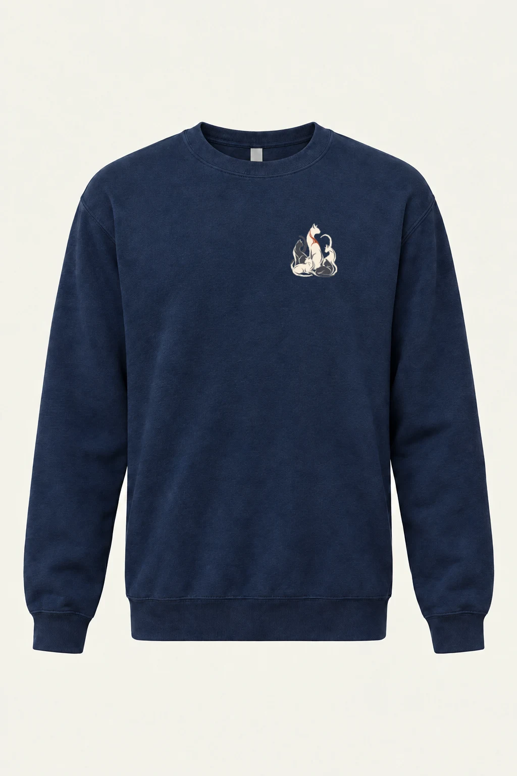 "Intertwined Five Cats" Heavy Blend Unisex Crewneck Sweatshirt