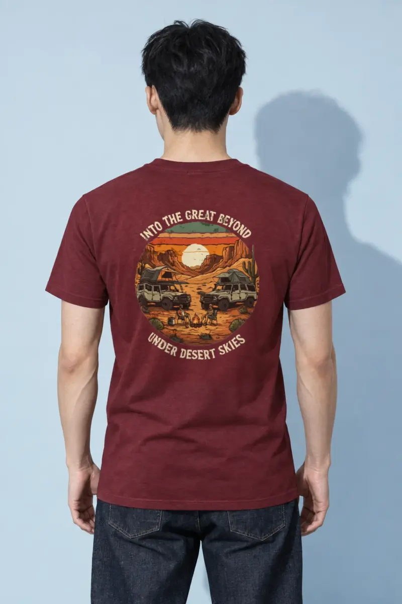 "Into The Great Beyond" Heavyweight Unisex Crewneck T-shirt