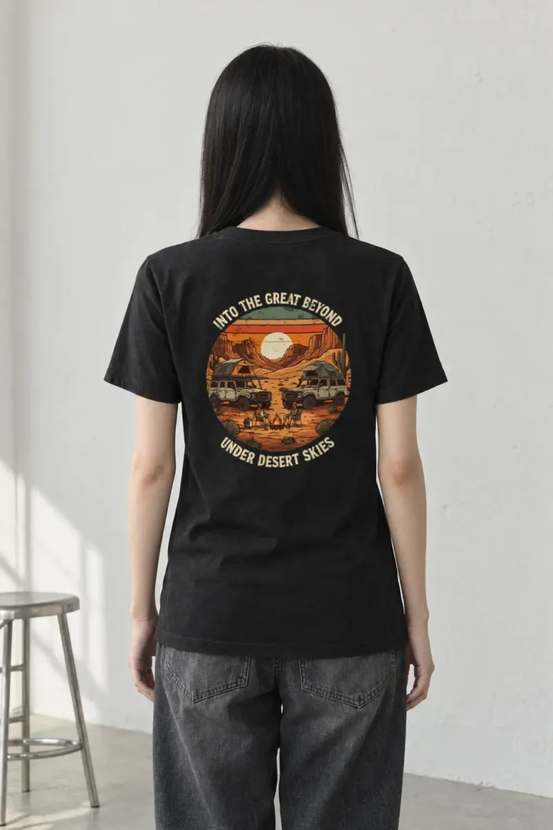 "Into The Great Beyond" Heavyweight Unisex Crewneck T-shirt