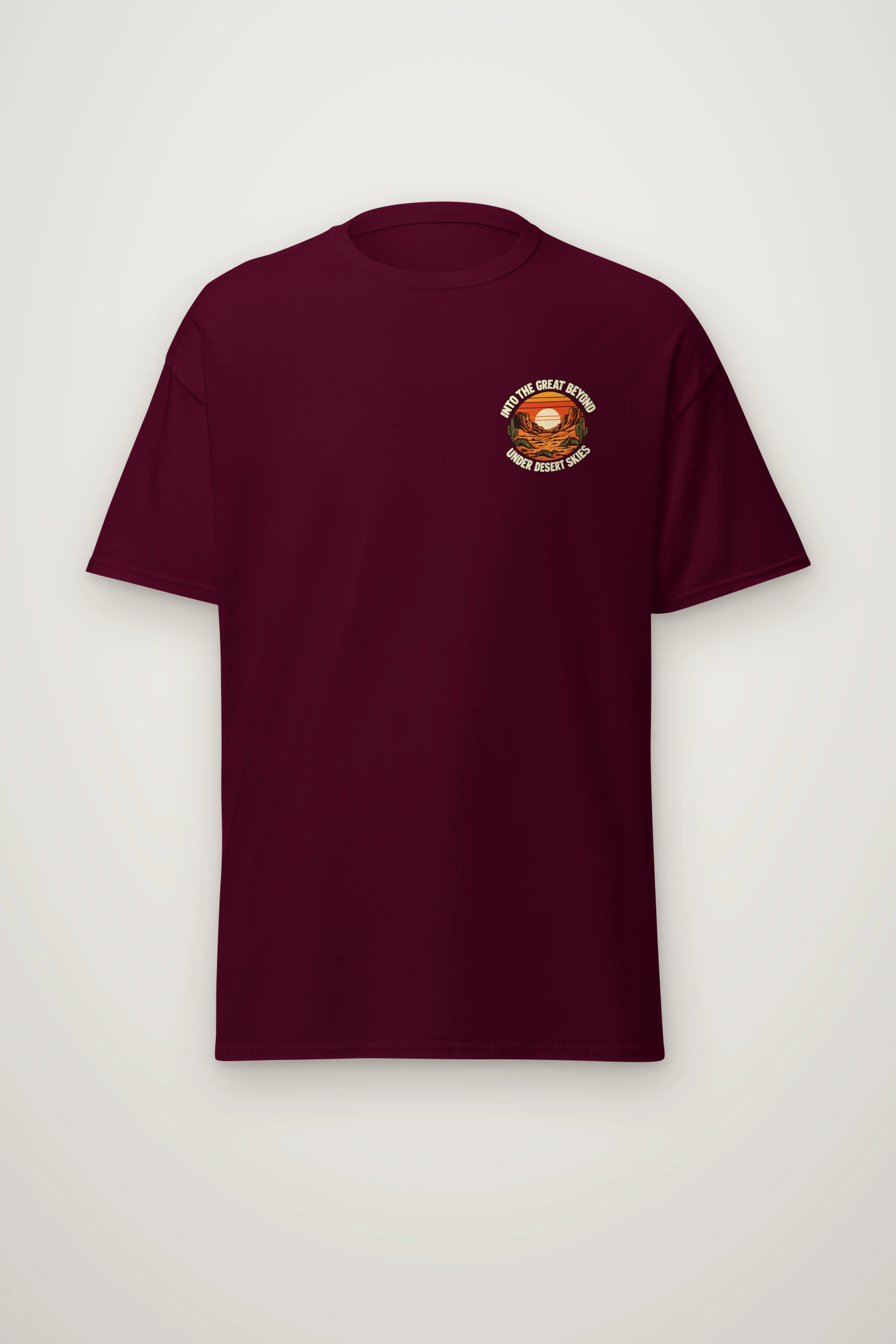 "Into The Great Beyond" Heavyweight Unisex Crewneck T-shirt