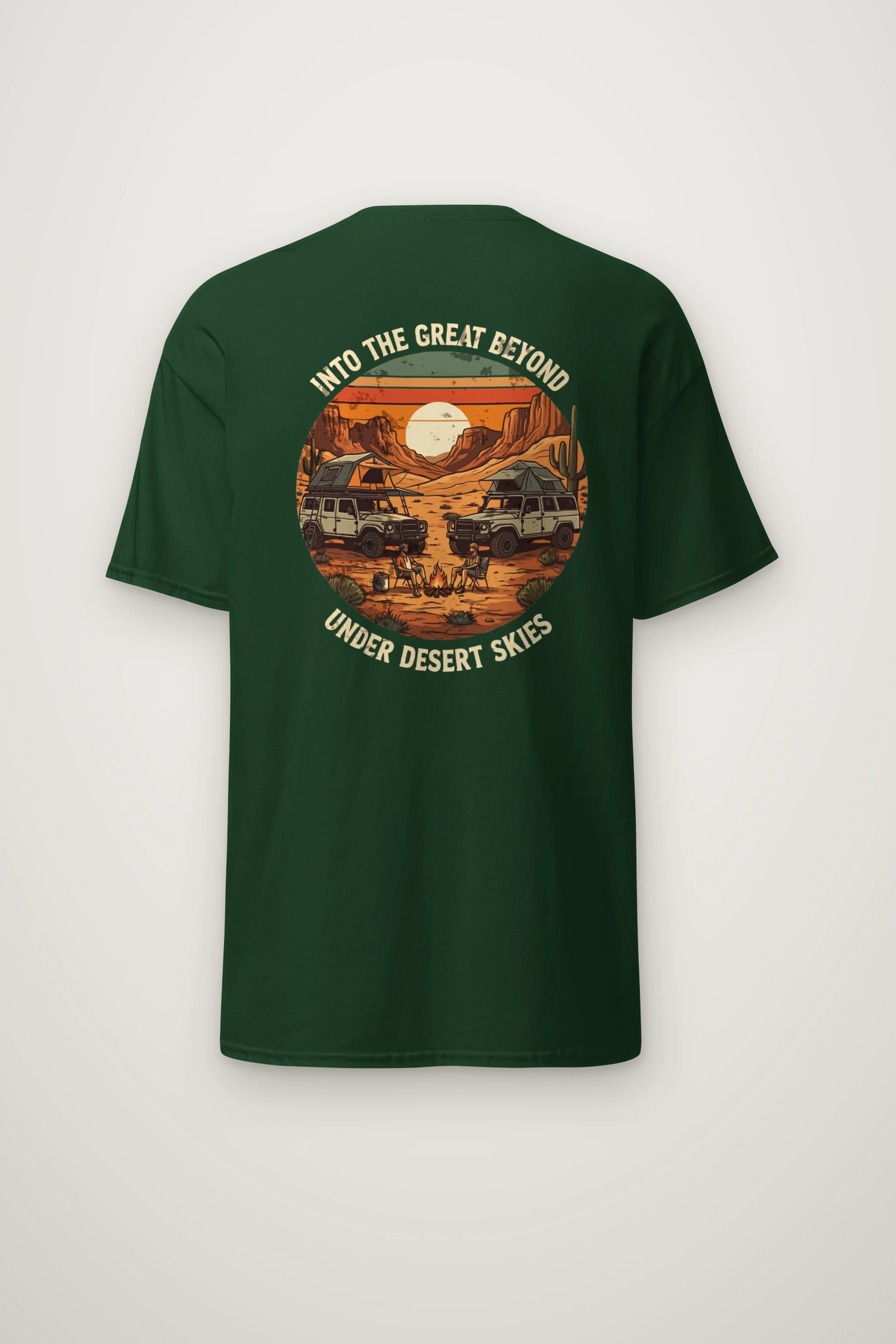 "Into The Great Beyond" Heavyweight Unisex Crewneck T-shirt