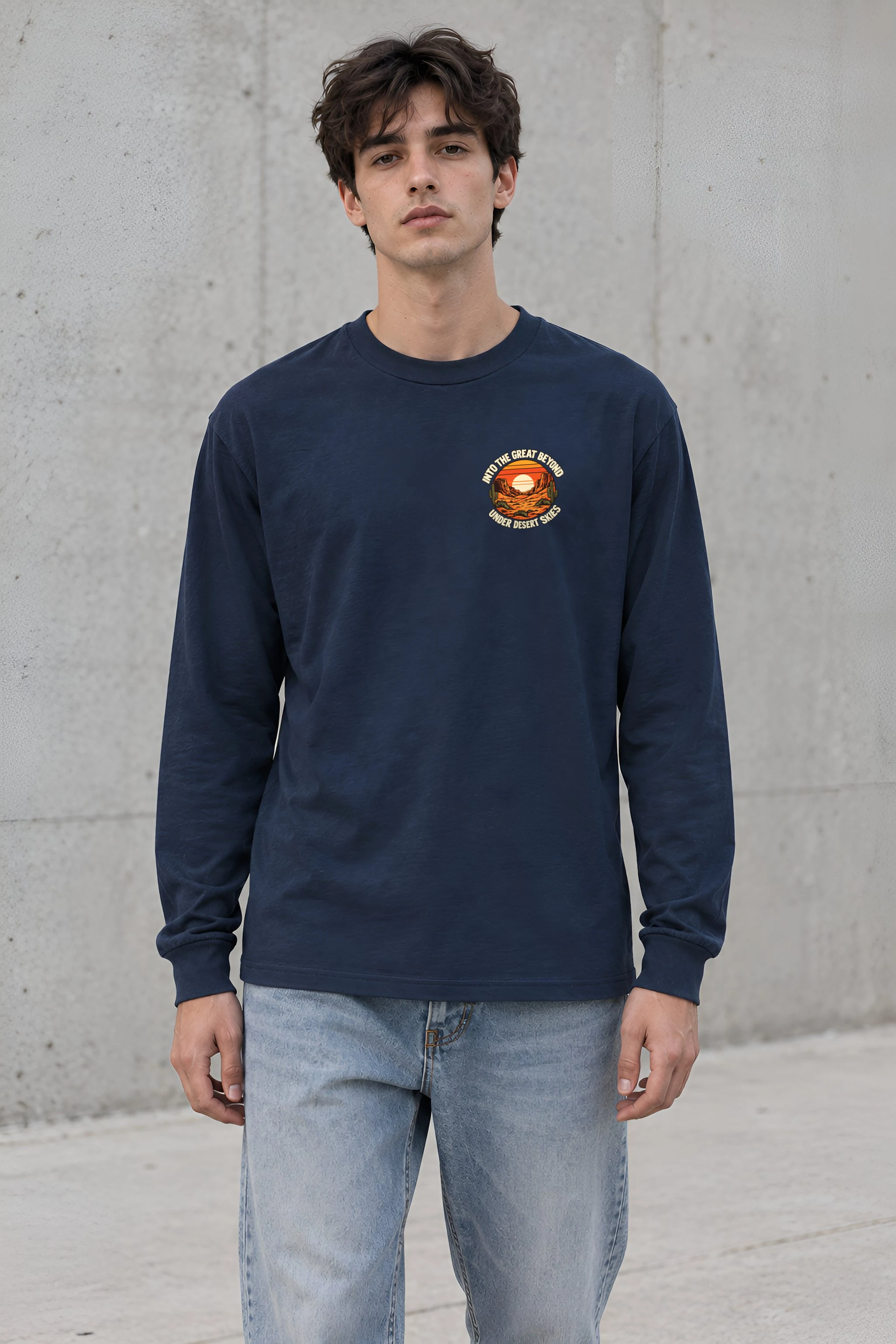 "Into The Great Beyond" Unisex Longsleeve T-shirt